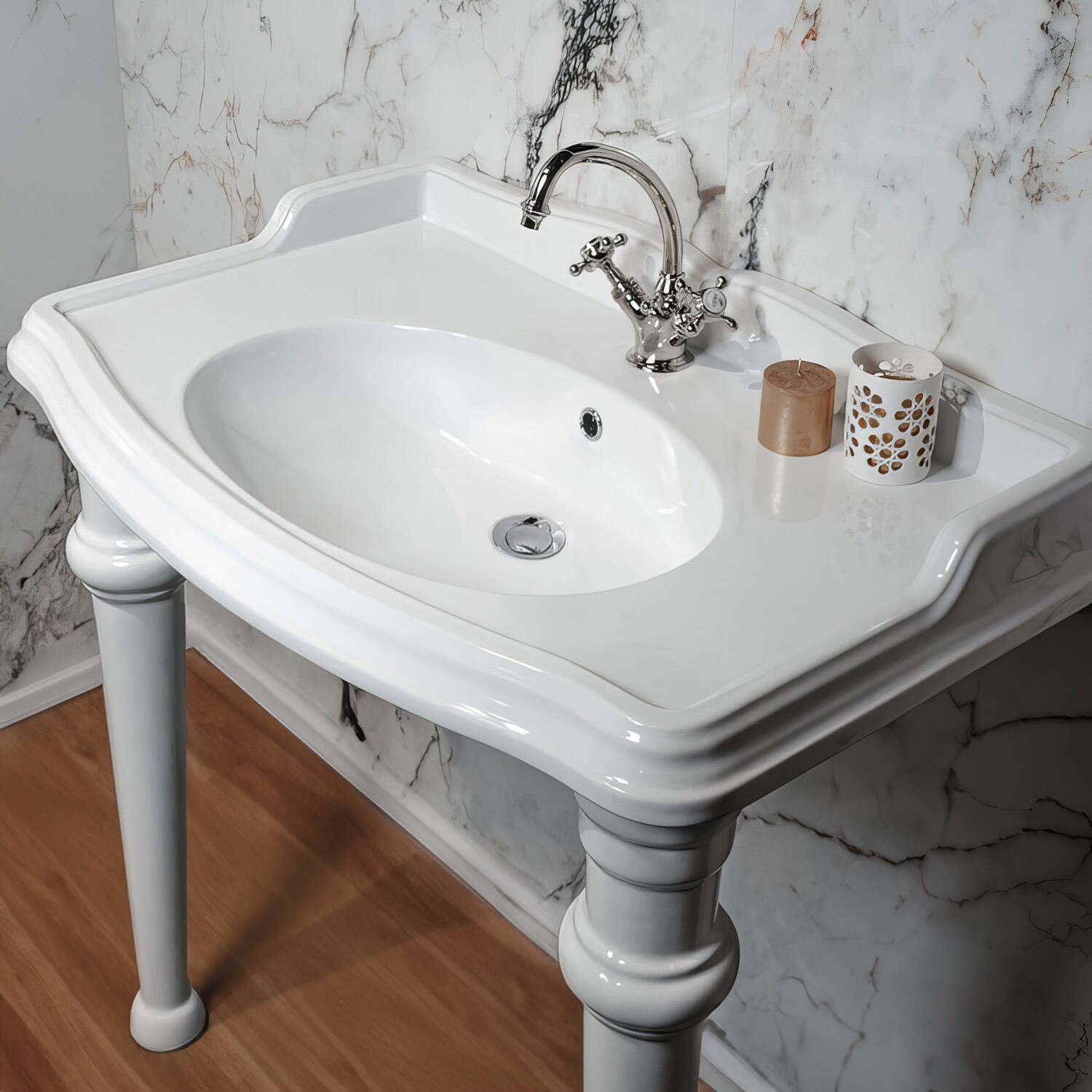Whitehaus Collection AR874-GB001-1H Bath-Sink - View #3