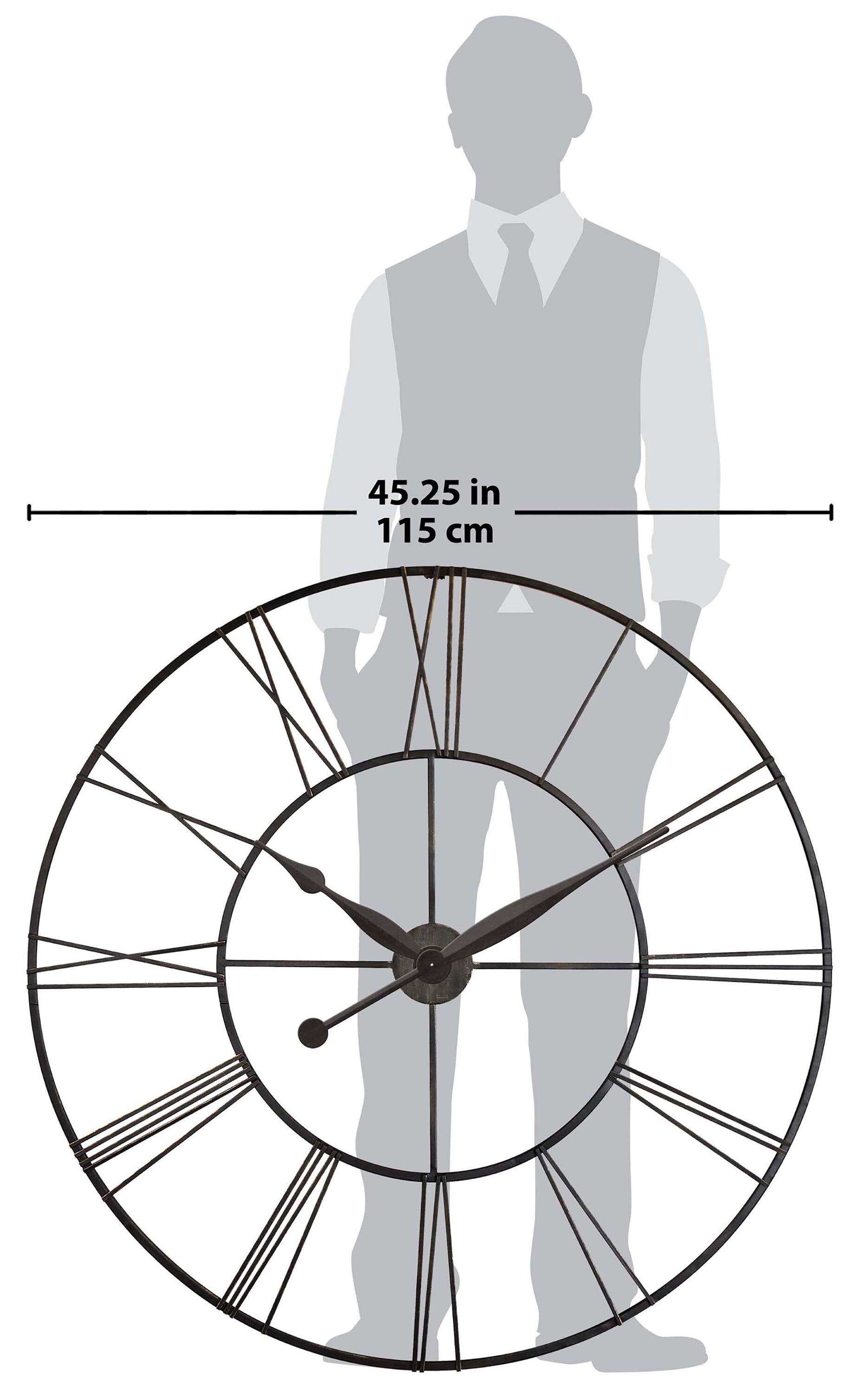 Infinity Instruments 14734BK-45 Indoor-Outdoor-Clocks - View #5