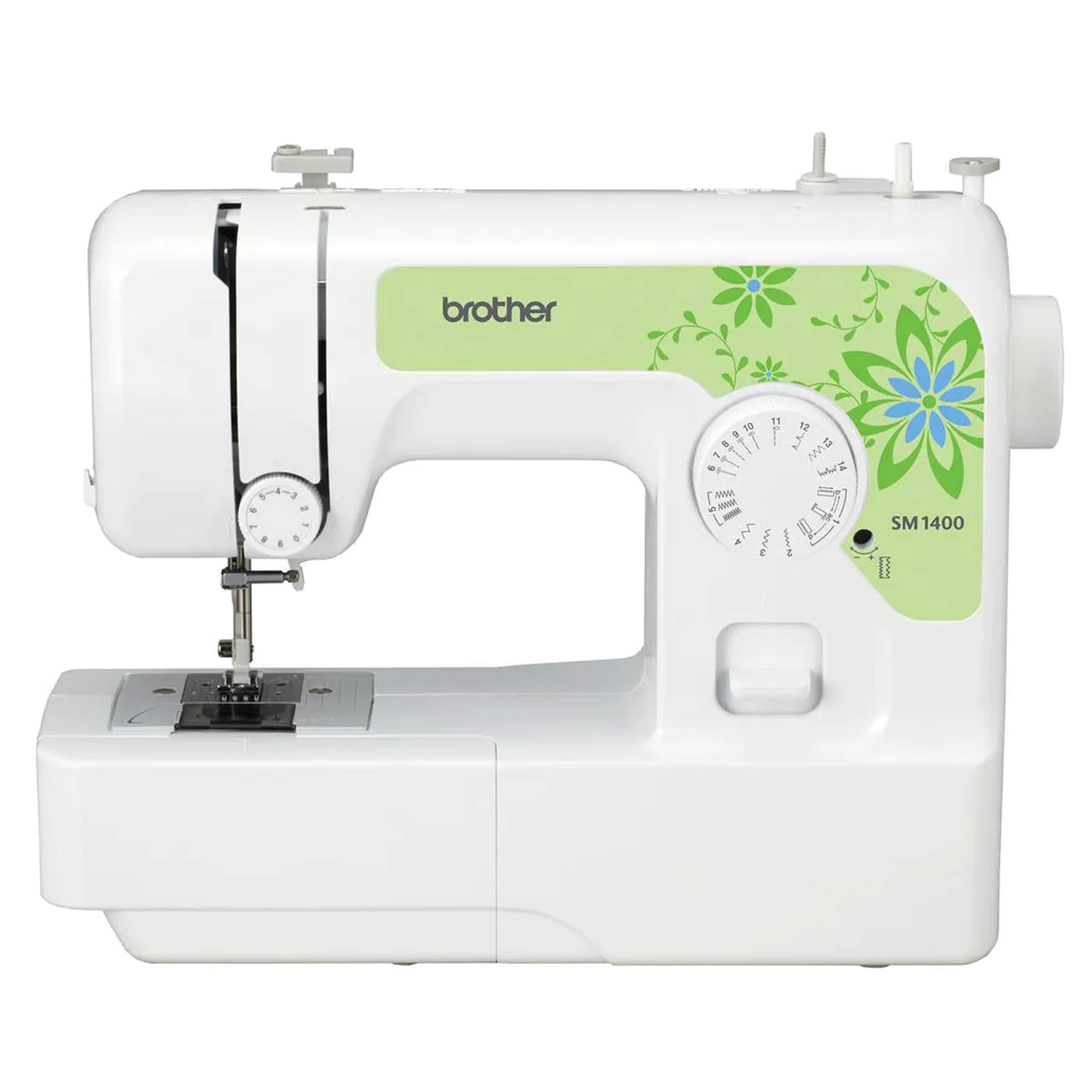 Brother Brother Sm1400 14-stitch Floral Sewing Machine In White in the Sewing  Machines & Accessories department at