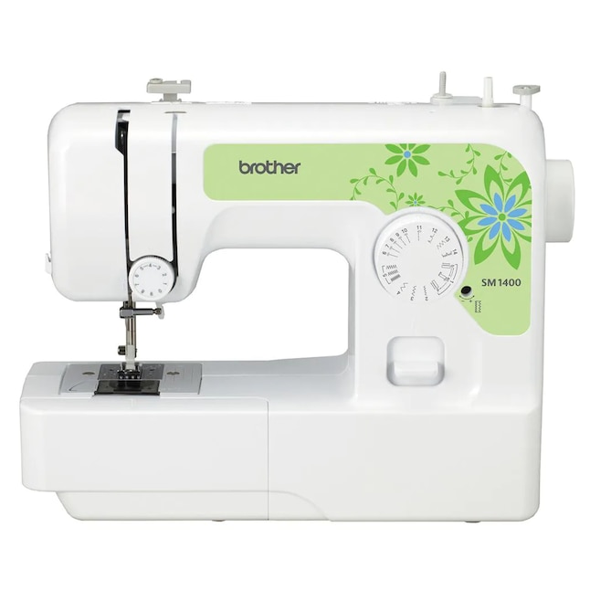 Brother Brother Sm1400 14-stitch Floral Sewing Machine In White in the Sewing  Machines & Accessories department at