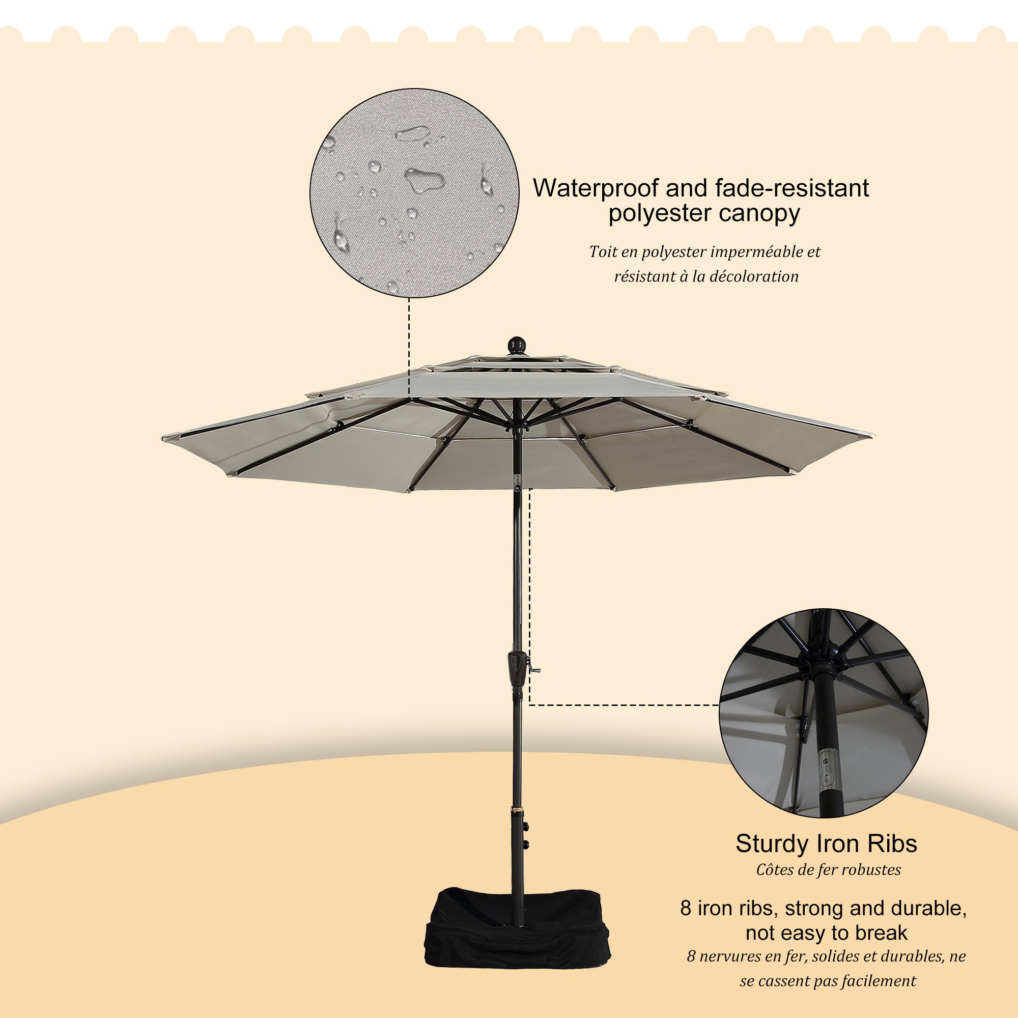 Boyel Living BOHT103-BE Umbrellas-2 - View #6