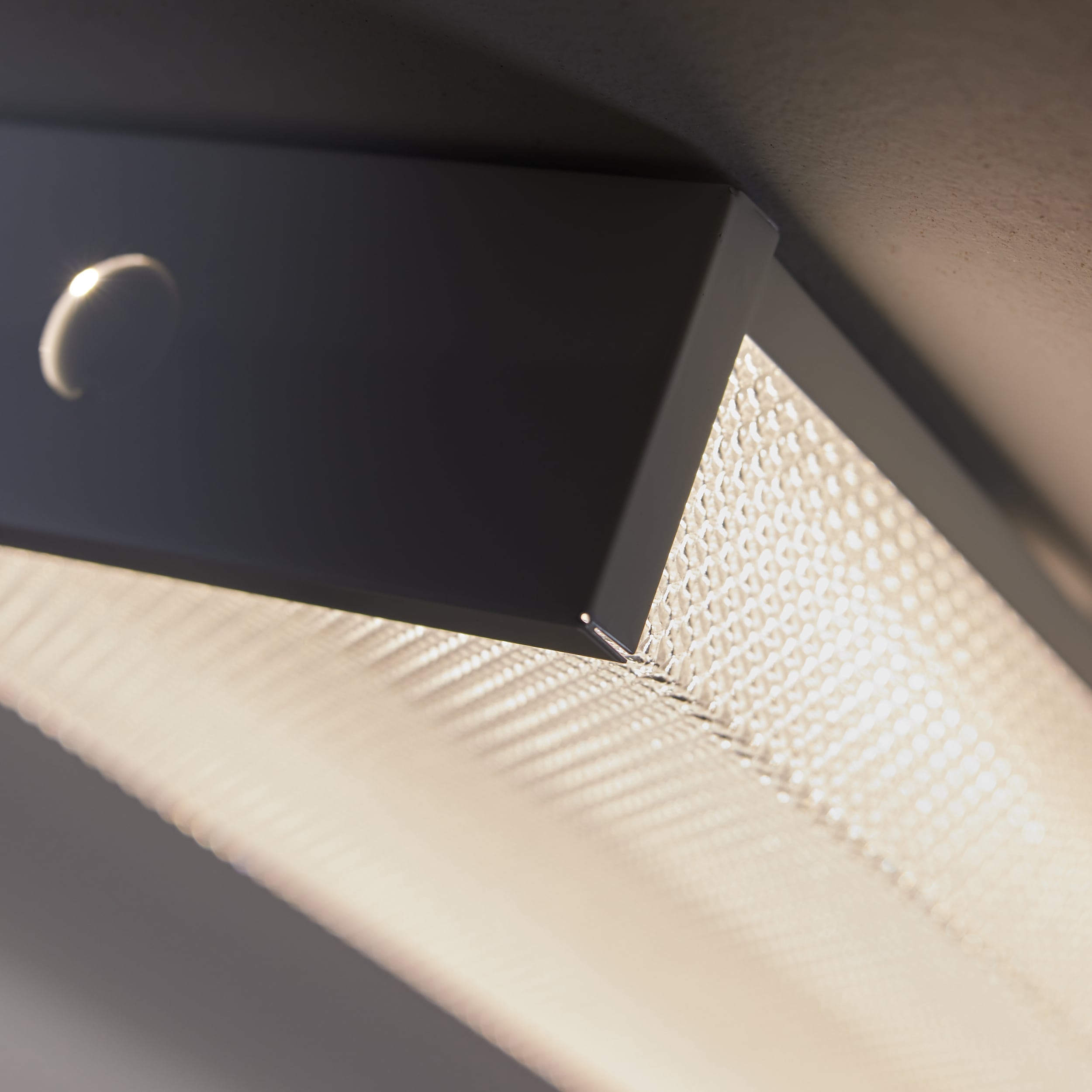 Sleek Energy Star LED Ceiling Wrap Flush Mount in White, 48"L