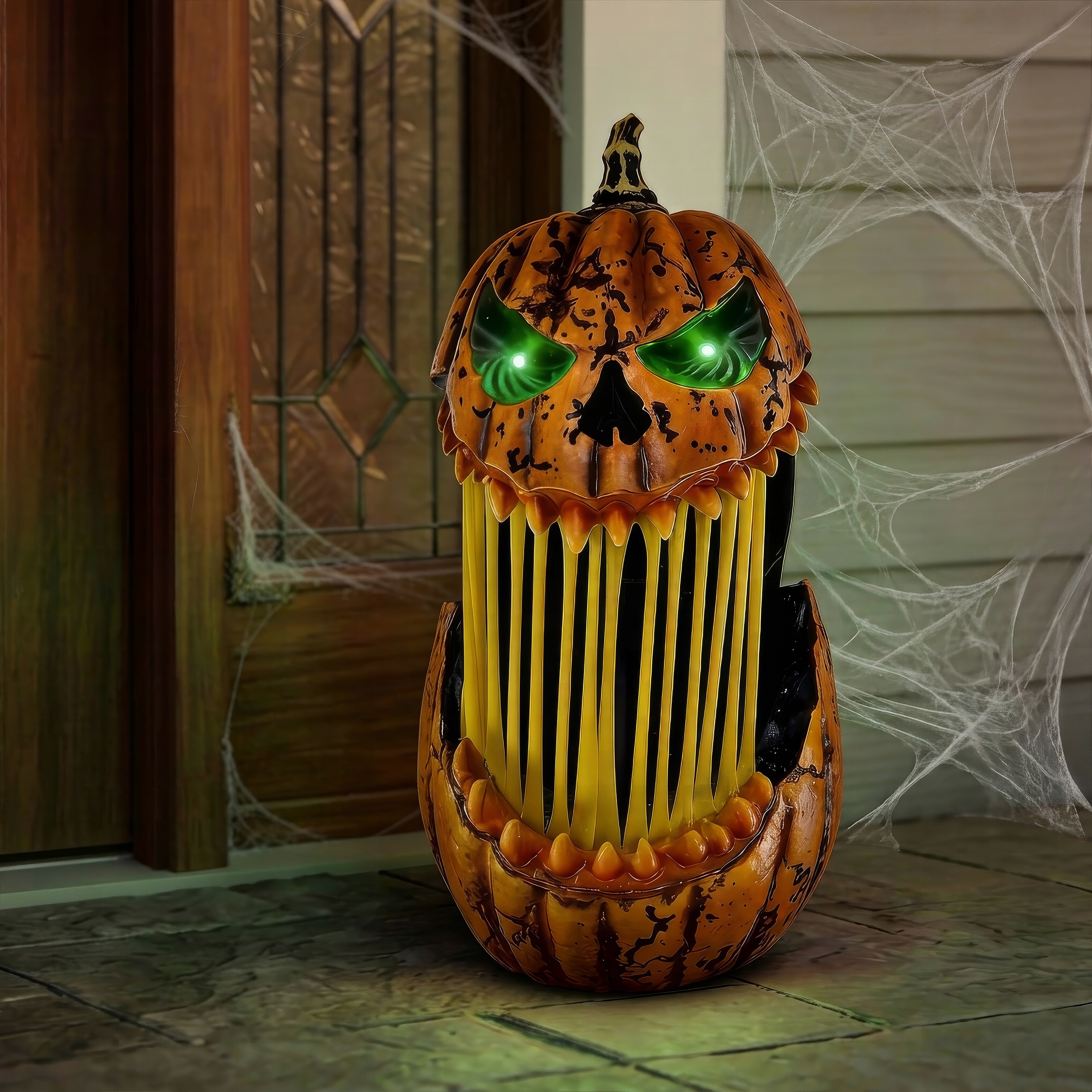 Haunted Living 11-in LED Pop-Up Pumpkin Animated Tabletop