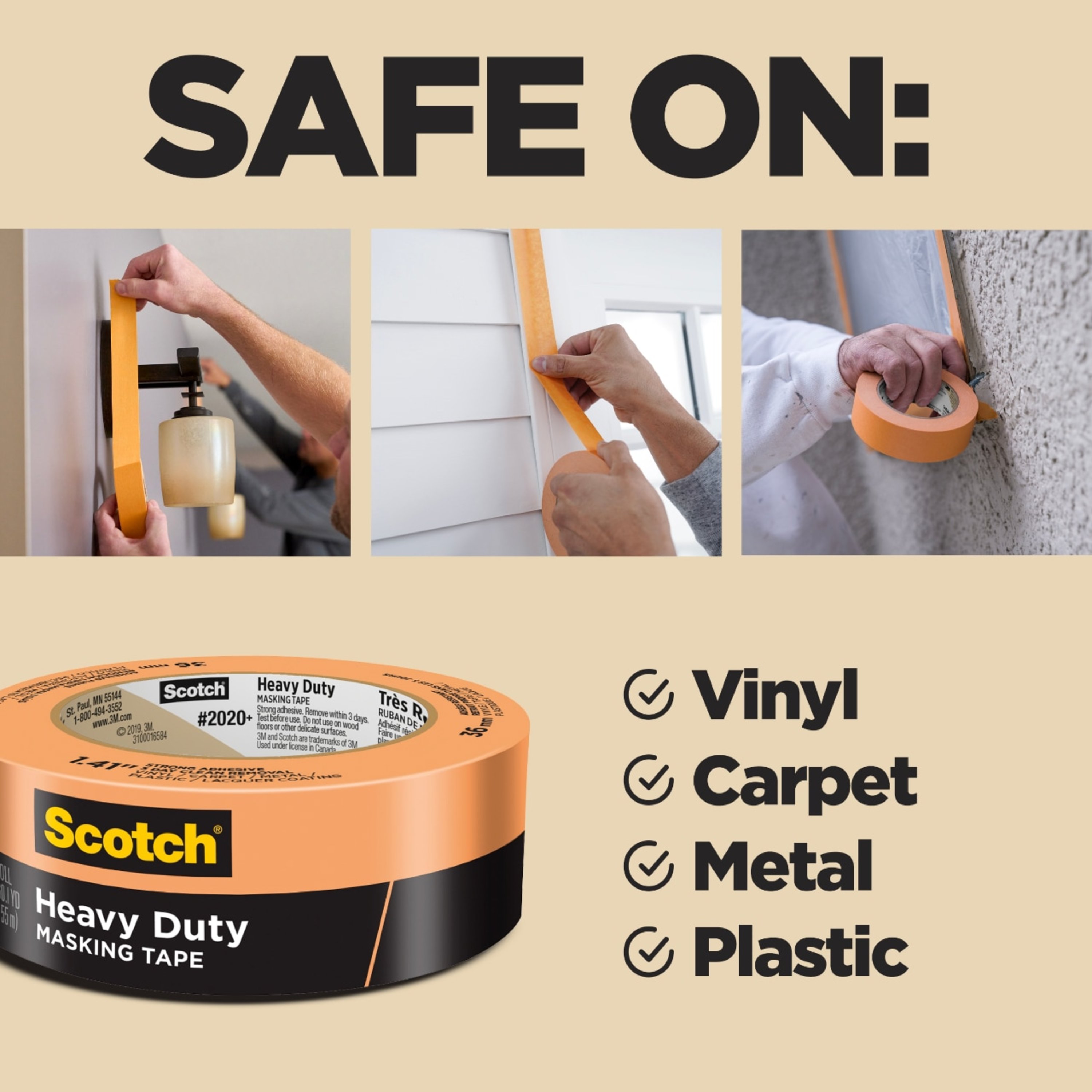 Scotch 2020+-36EP4 Masking-Tape-New - View #3