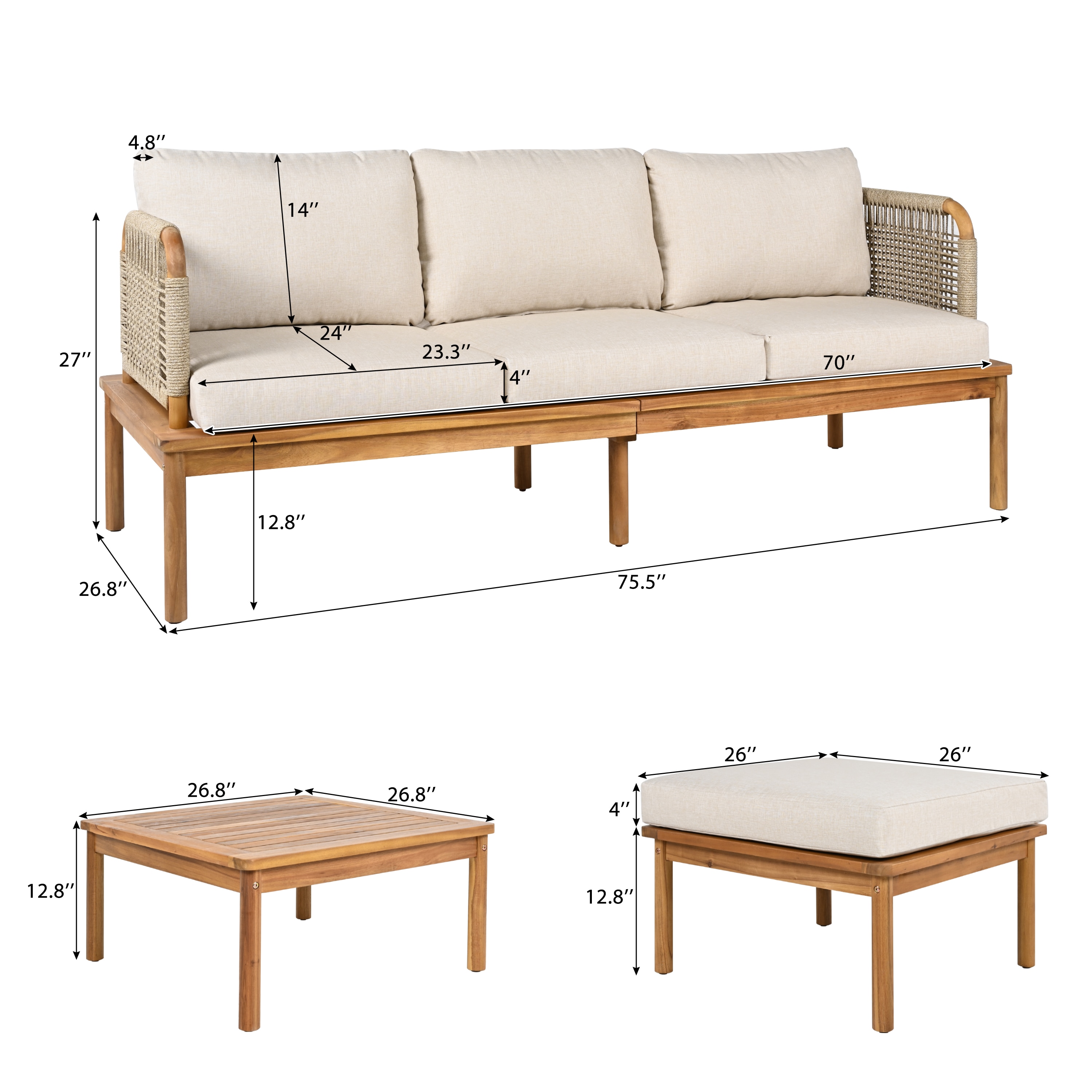 Christopher Knight Home 328936 Patio-Sofas-Daybeds - View #13