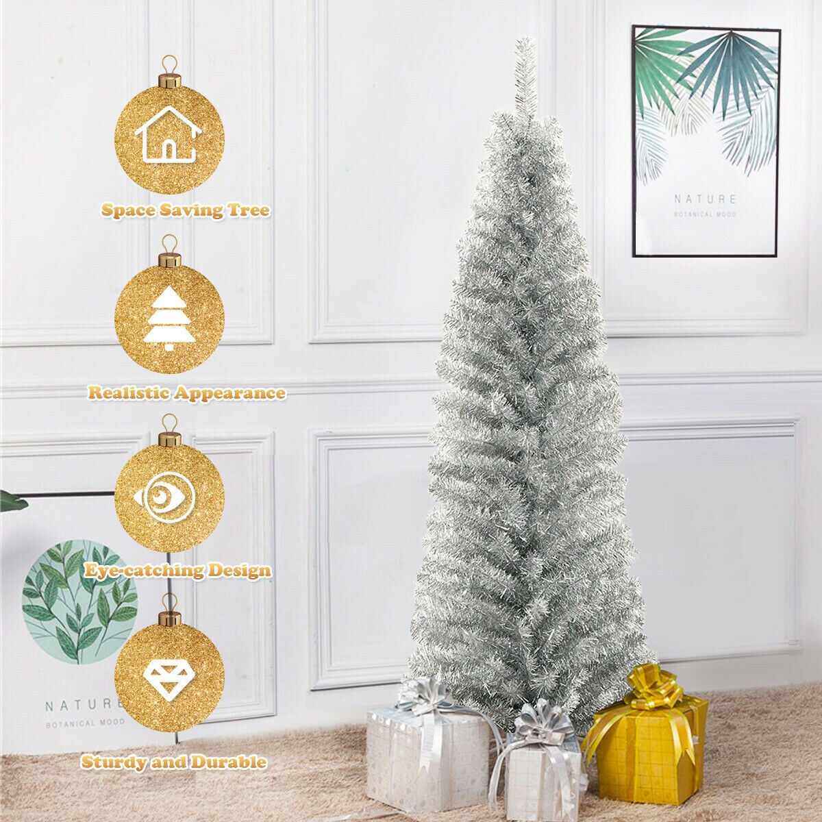 WELLFOR GD-X4Y0T-GN Artificial-Christmas-Trees - View #7