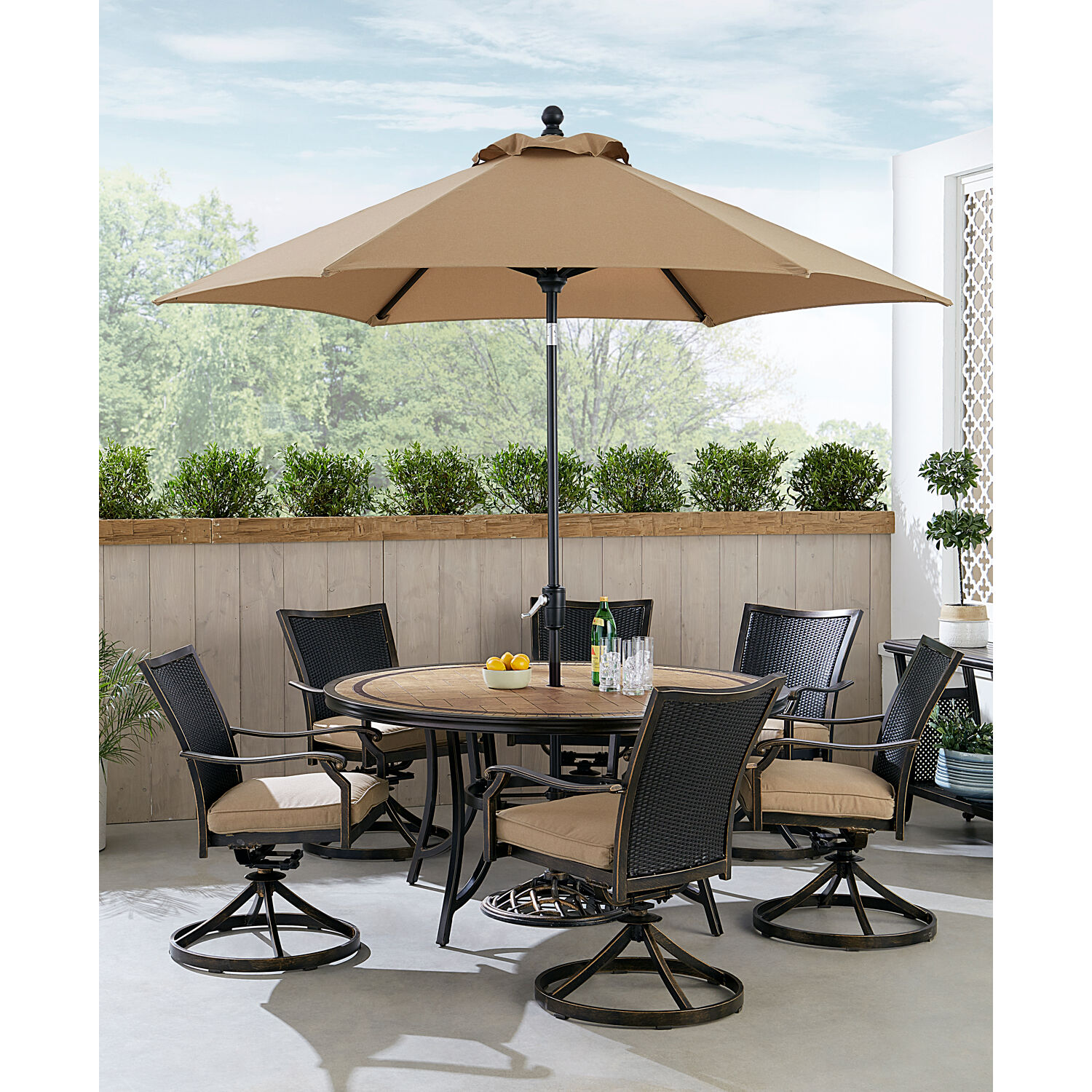 Hanover MONDNWB7PCSW6RDTLSUT Patio-Dining-Sets - View #6