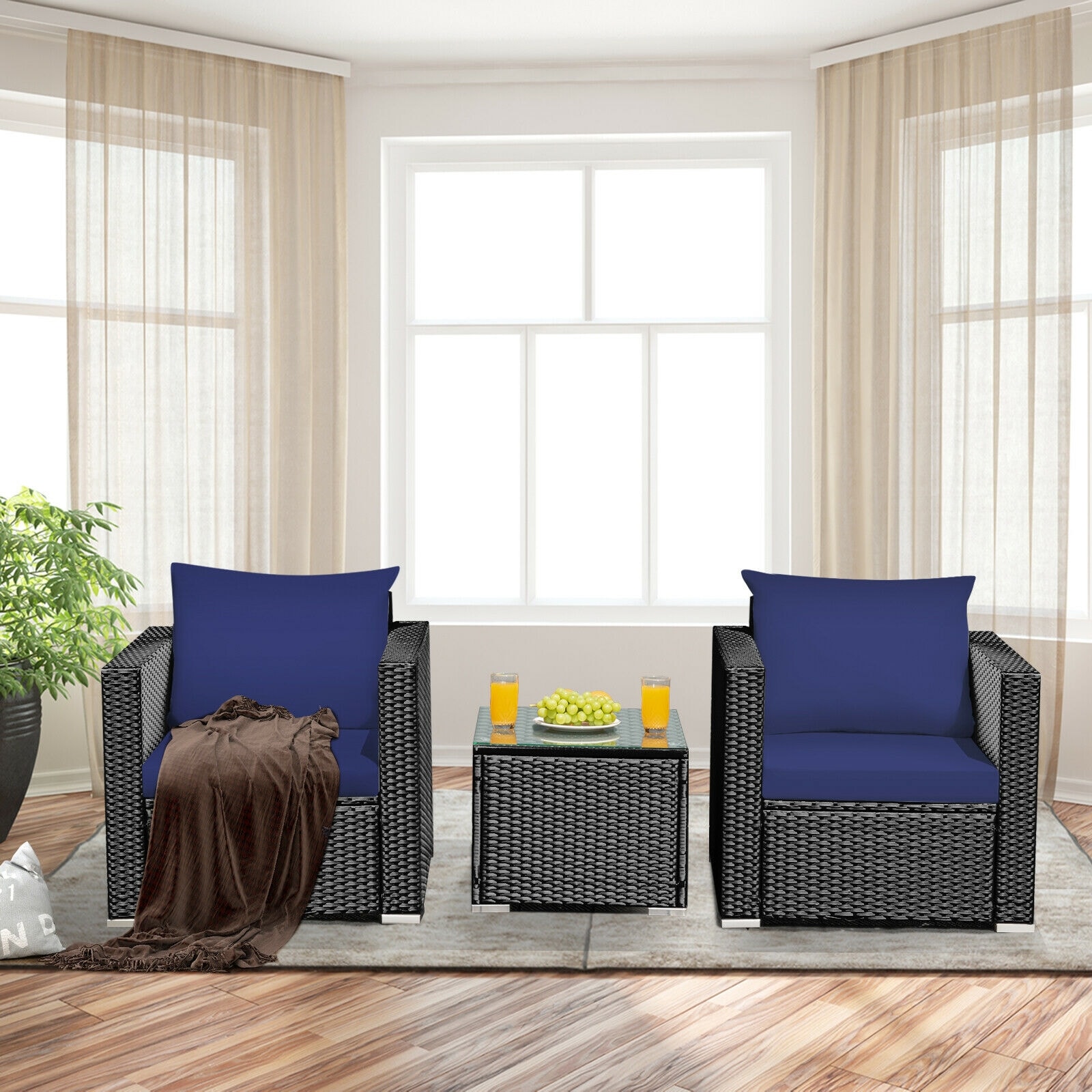 Forclover HYFE-66530GR Patio-Conversation-Sets - View #5
