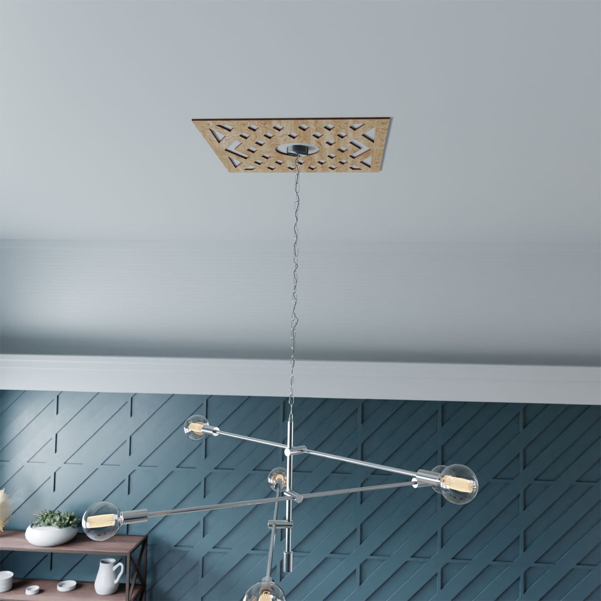 Ekena Millwork CMWP32X32X0250CHRO Ceiling-Medallions - View #7