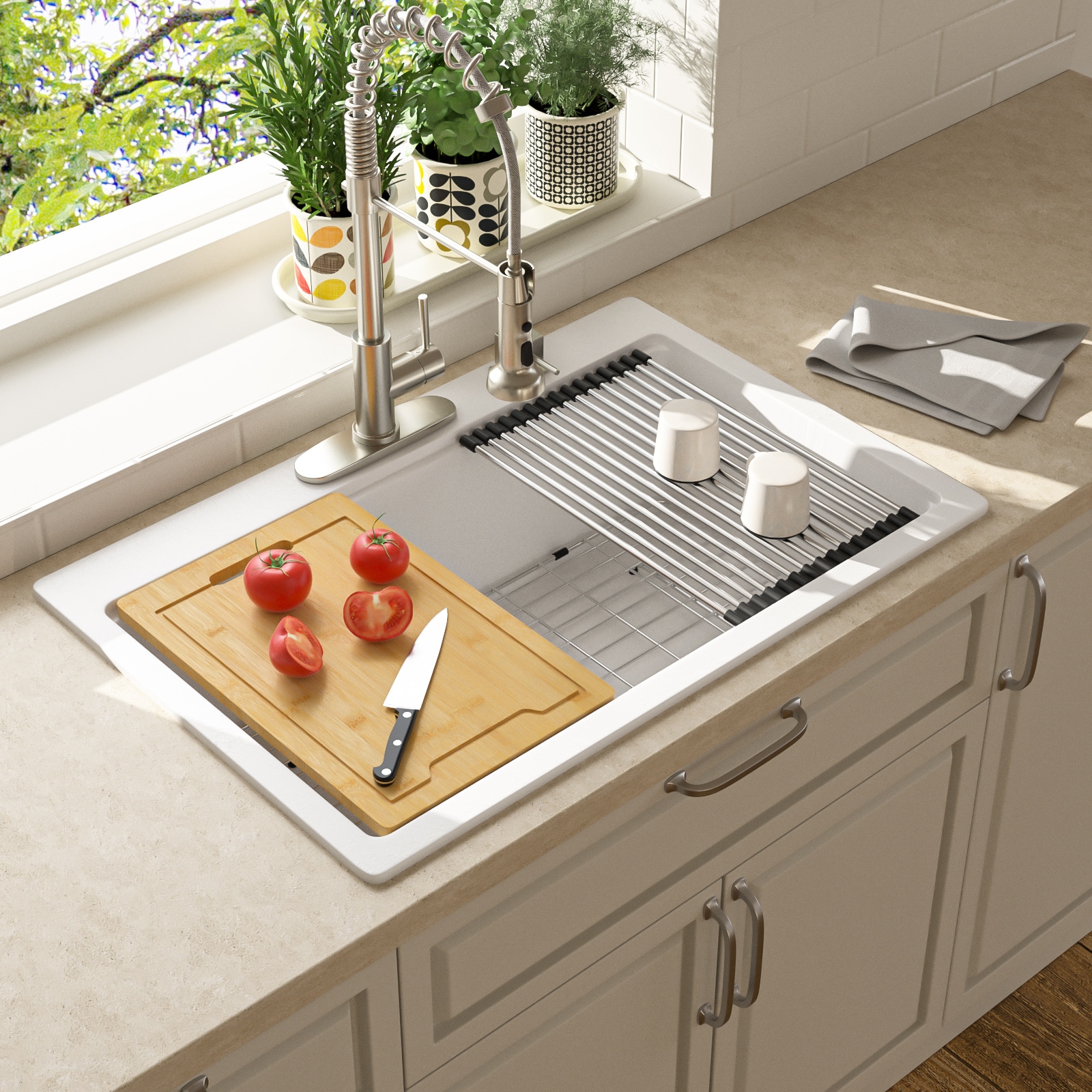 Lordear LD-SYSWHTS33 Kitchen-Sinks - View #2