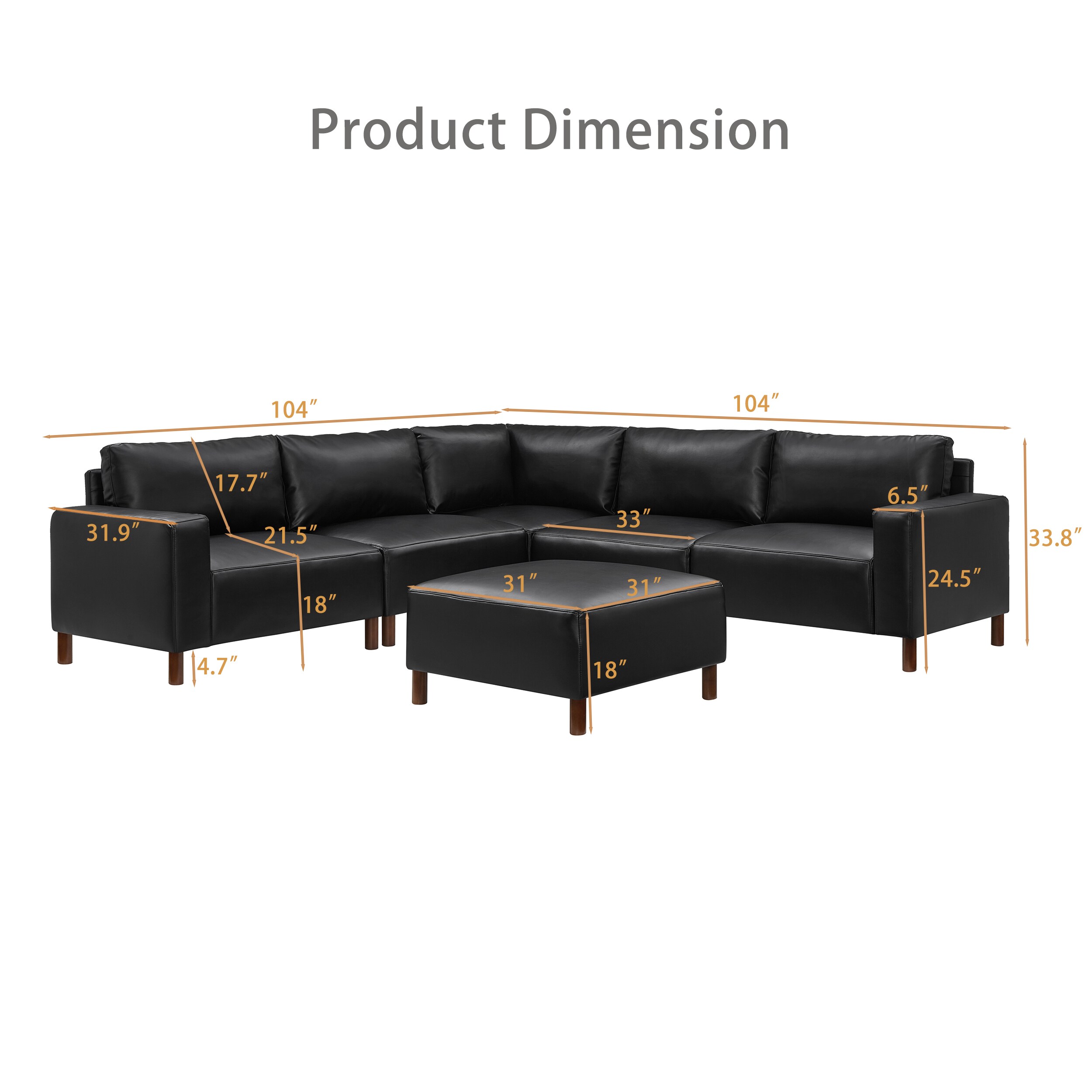 SINOFURN SYA3100068BG Sofas-Loveseats - View #4