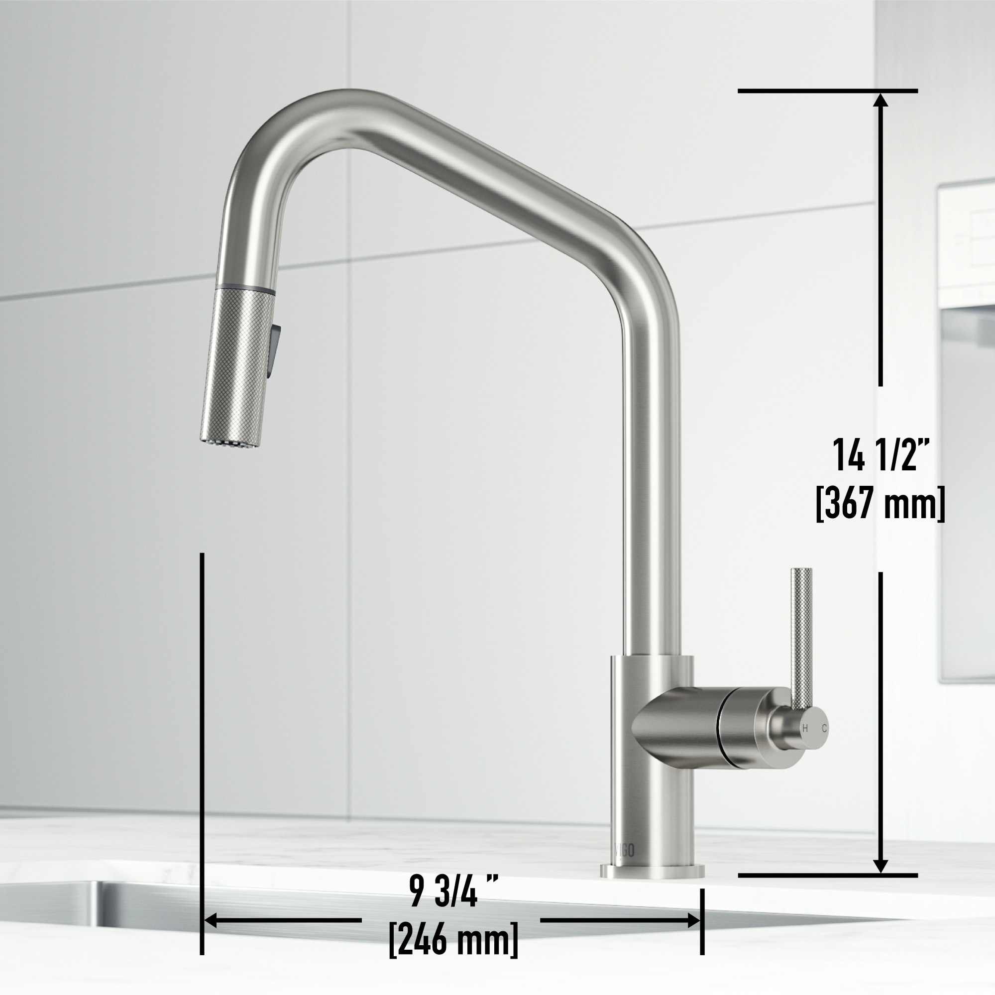 VIGO VG02038ST Kitchen-Faucets - View #4