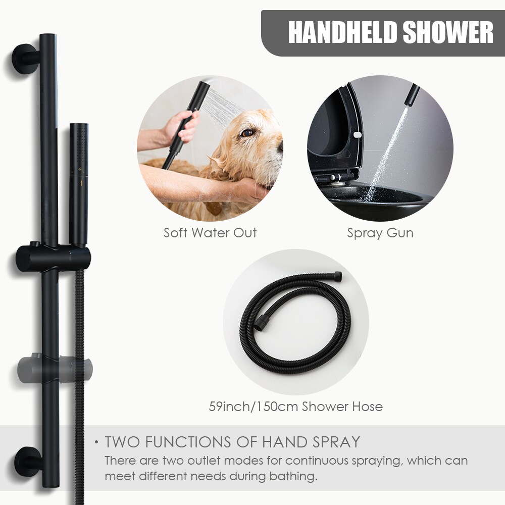 CASAINC TC02-BN Showerhead-Bar-Panels - View #9