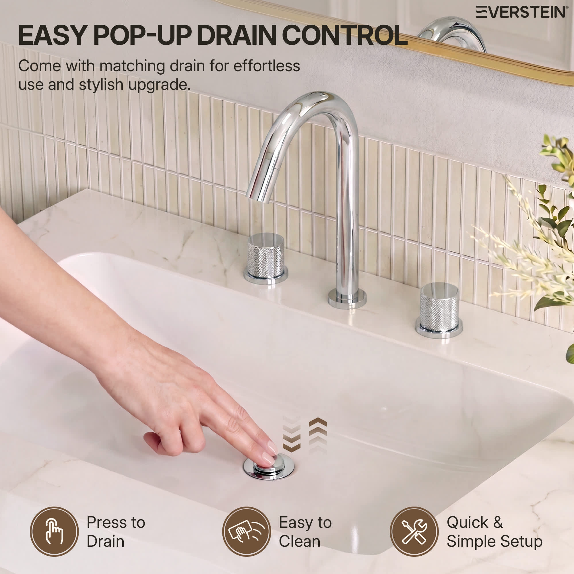 EVERSTEIN SFS-1149-CH Lavatory-Faucets - View #8