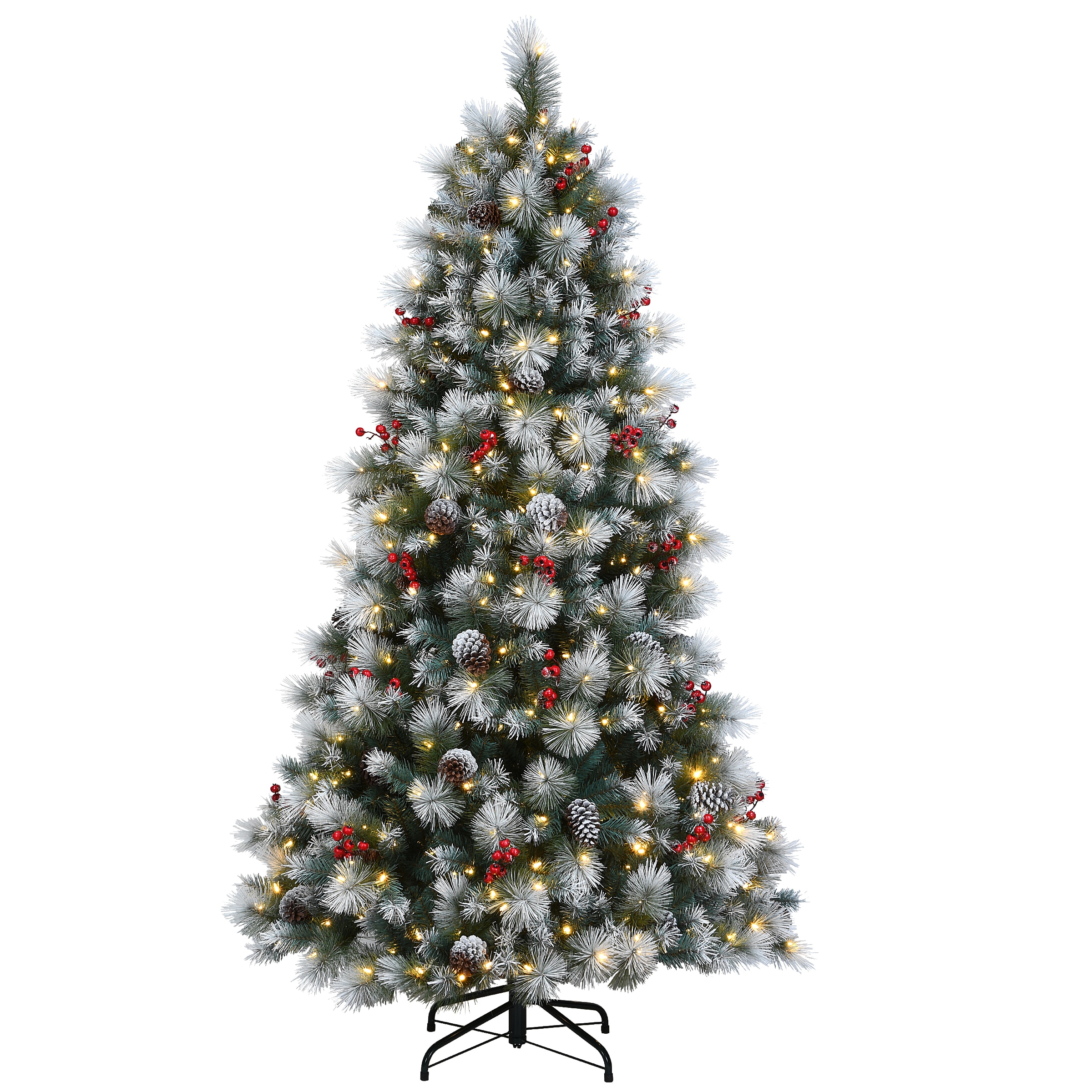 National Tree Company SGP-D07-75 7.5-ft Pre-lit Artificial Christmas Tree with LED Lights