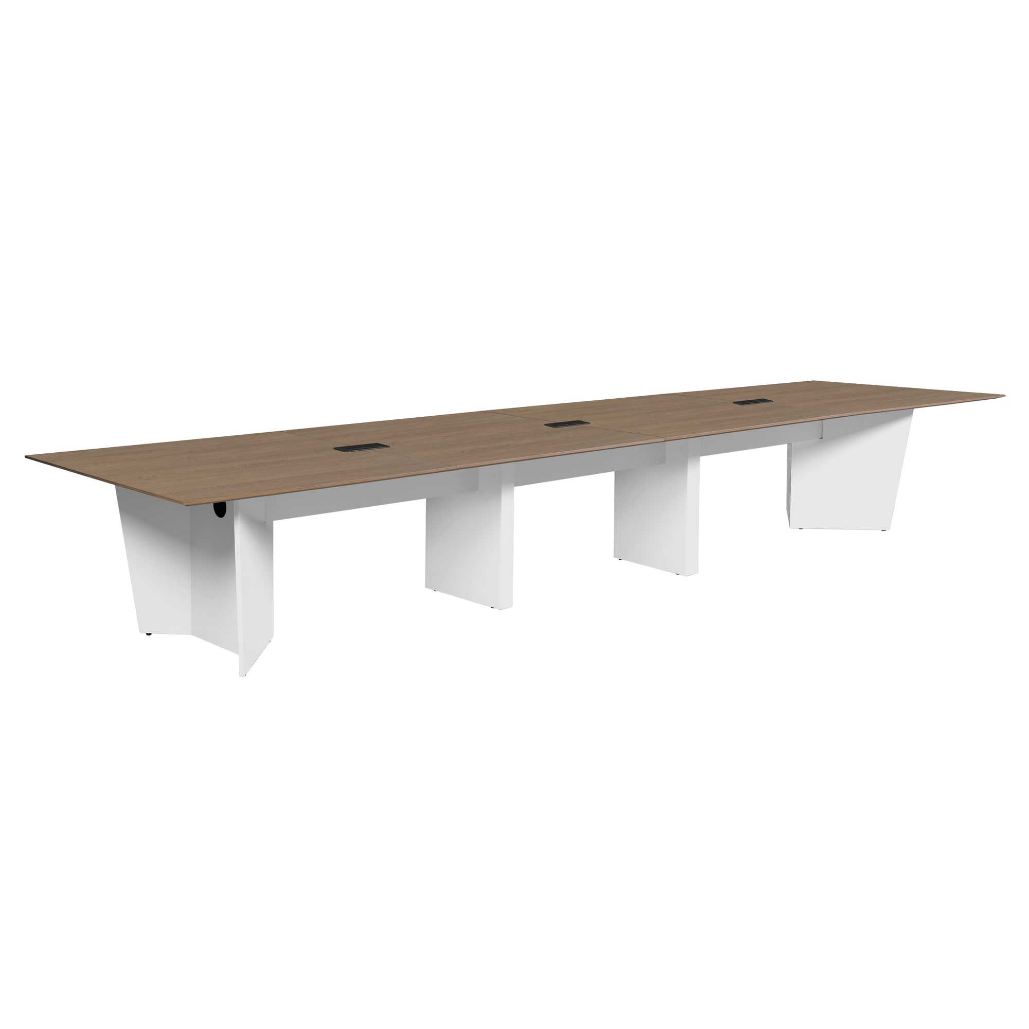 Array Brown 14 -Person Conference table ( 192-in W x 29-in H )
