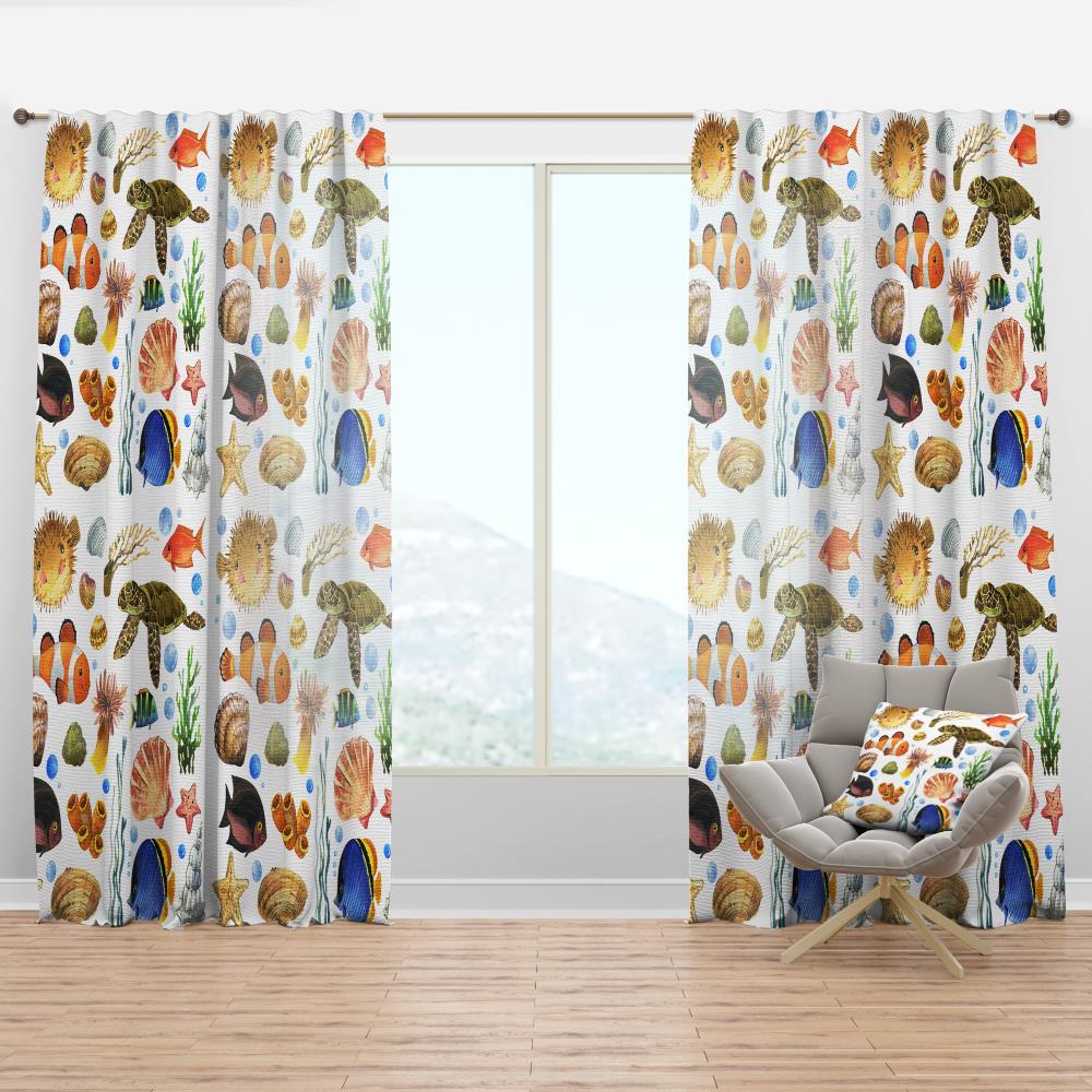 Designart CTN18948-52-84 84-Inches White Room darkening Thermal lined Rod pocket Single curtain panel