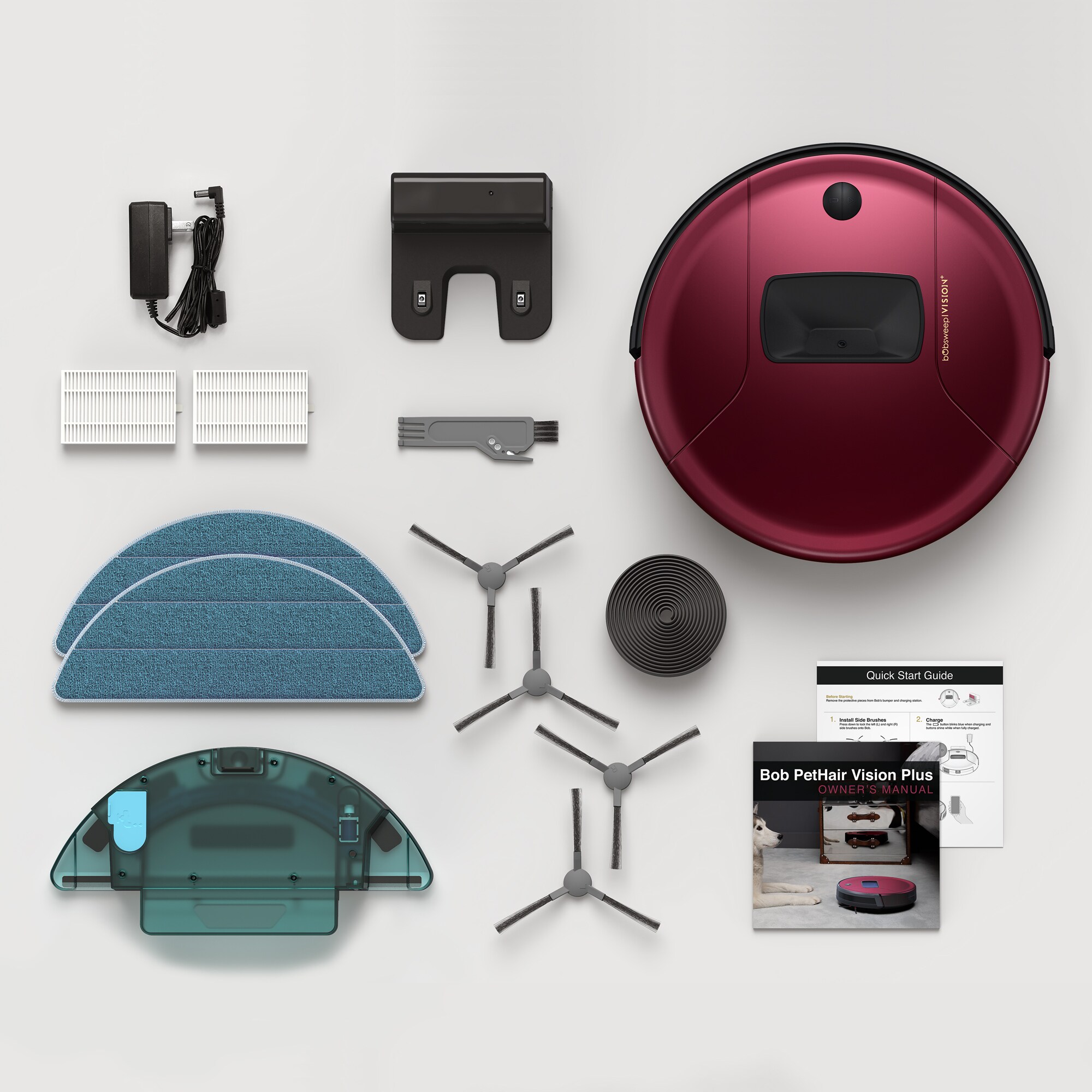 bObsweep bObsweepPetHair Vision Plus Robotic Vacuum Cleaner, Beet WVP58021BT bObsweep bObsweepPetHair Vision Plus Robotic Vacuum Cleaner, Beet WVP58021BT Sansujyuku sansujyuku.com