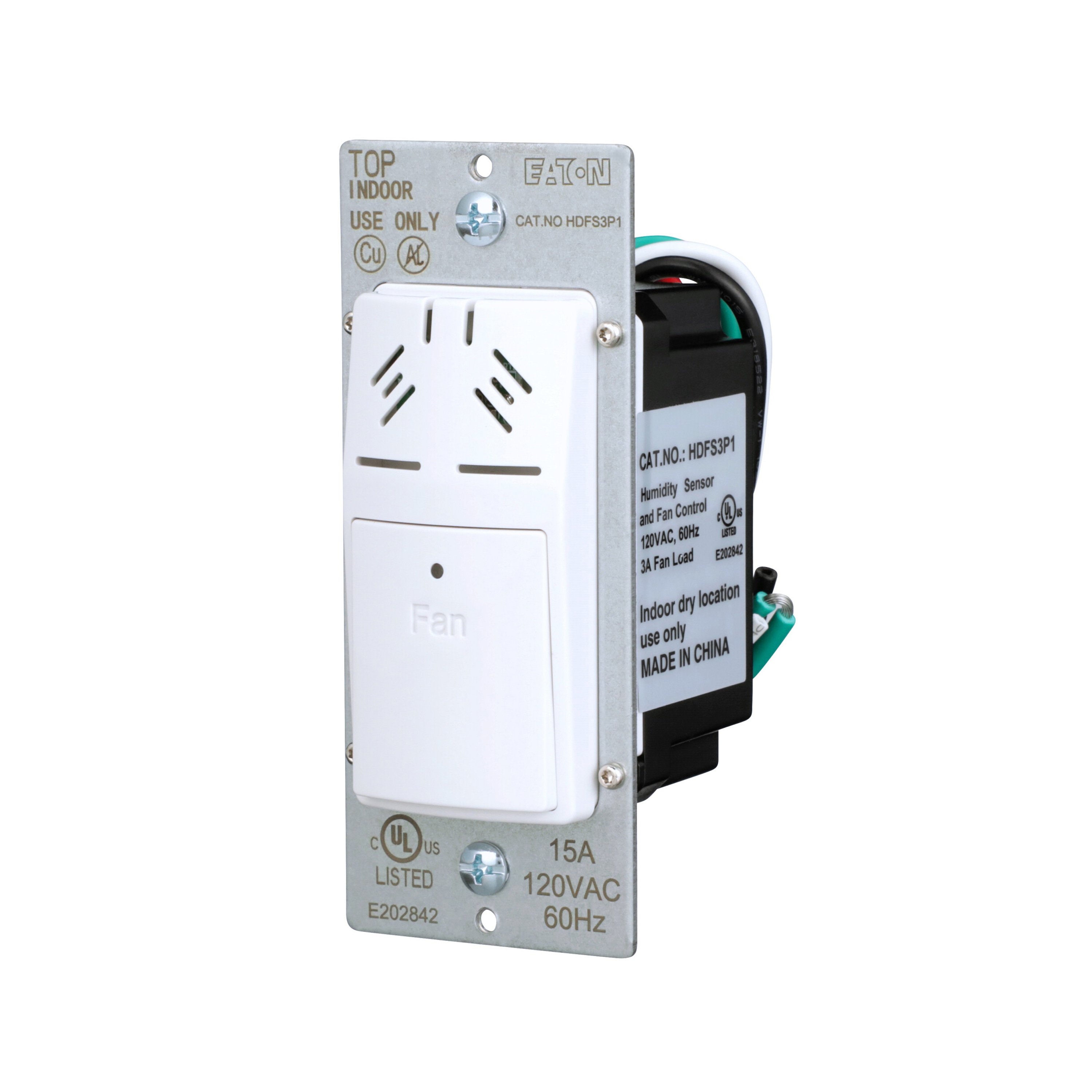 Eaton HDFS3P1-W-KB-LW Fan-Controls - View #2