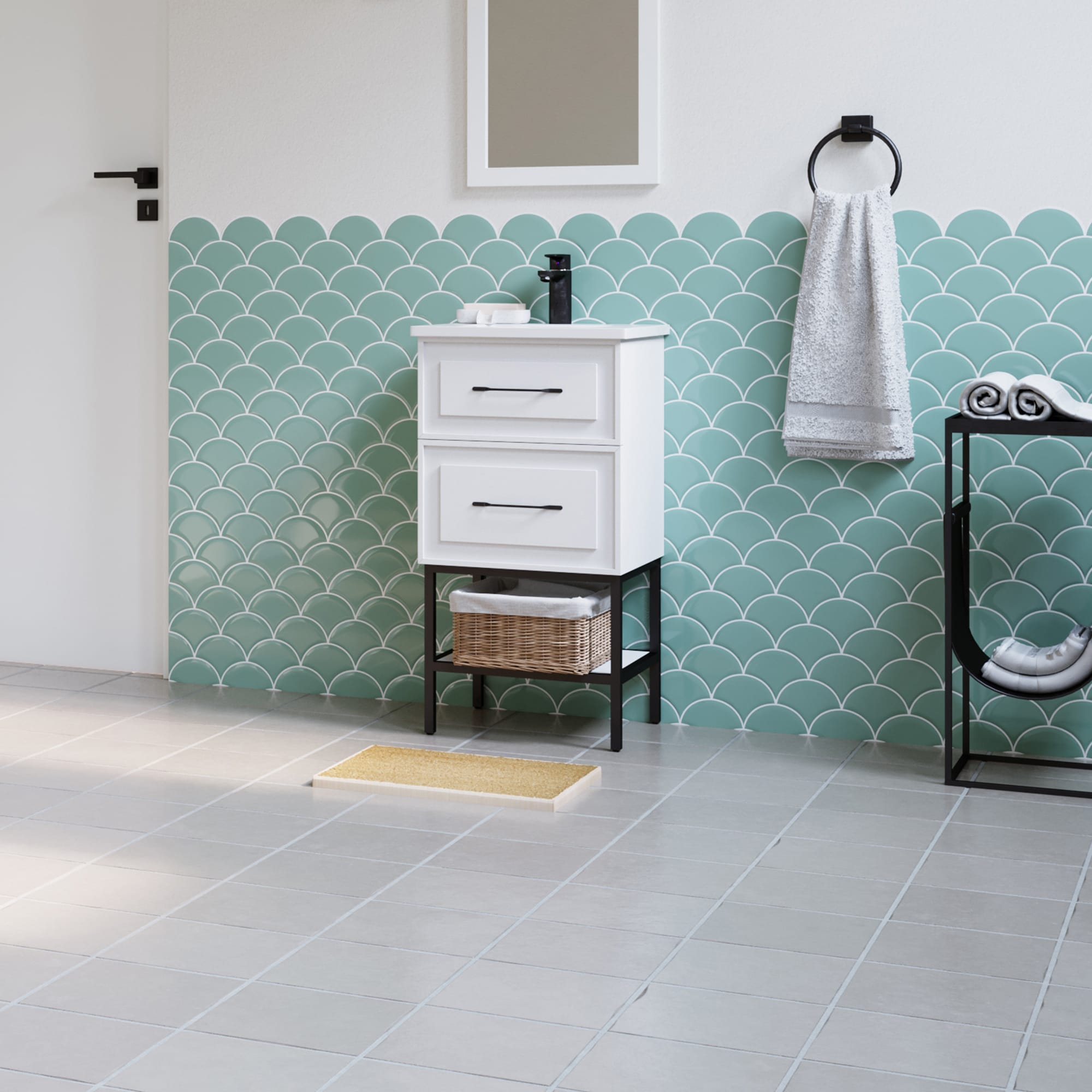 allen + roth RENZO-18W Bath-Vanity-Combo - View #3