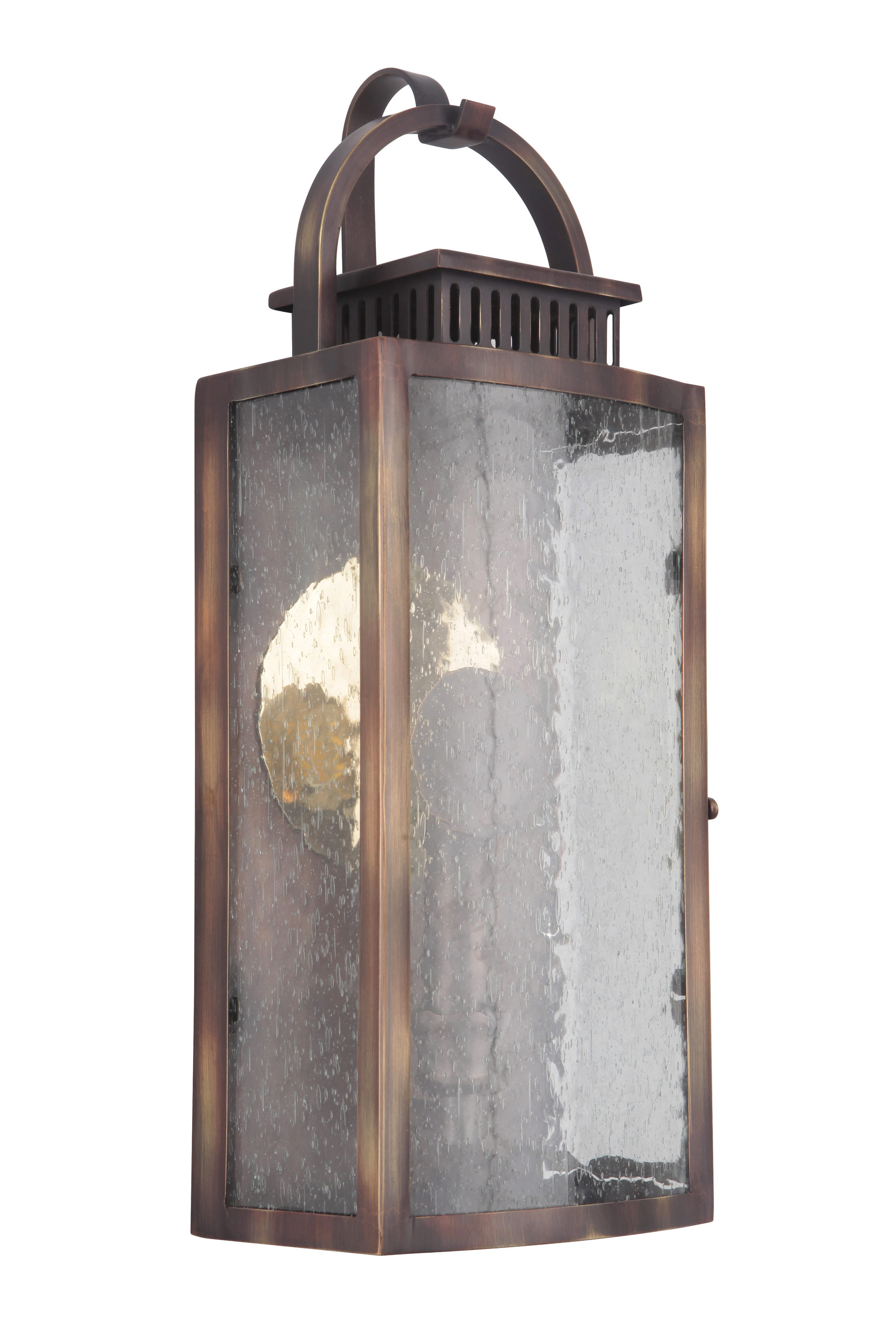 Craftmade ZA1502-WC-LED Hearth 16.3-in H Copper Hardwired Integrated LED Outdoor Wall Light