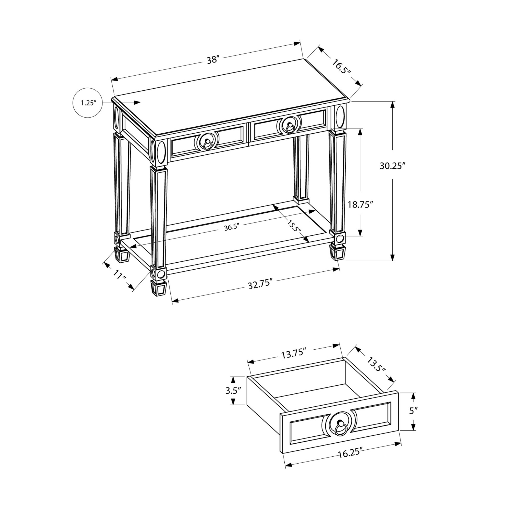 Monarch Specialties I 3700  - View #2