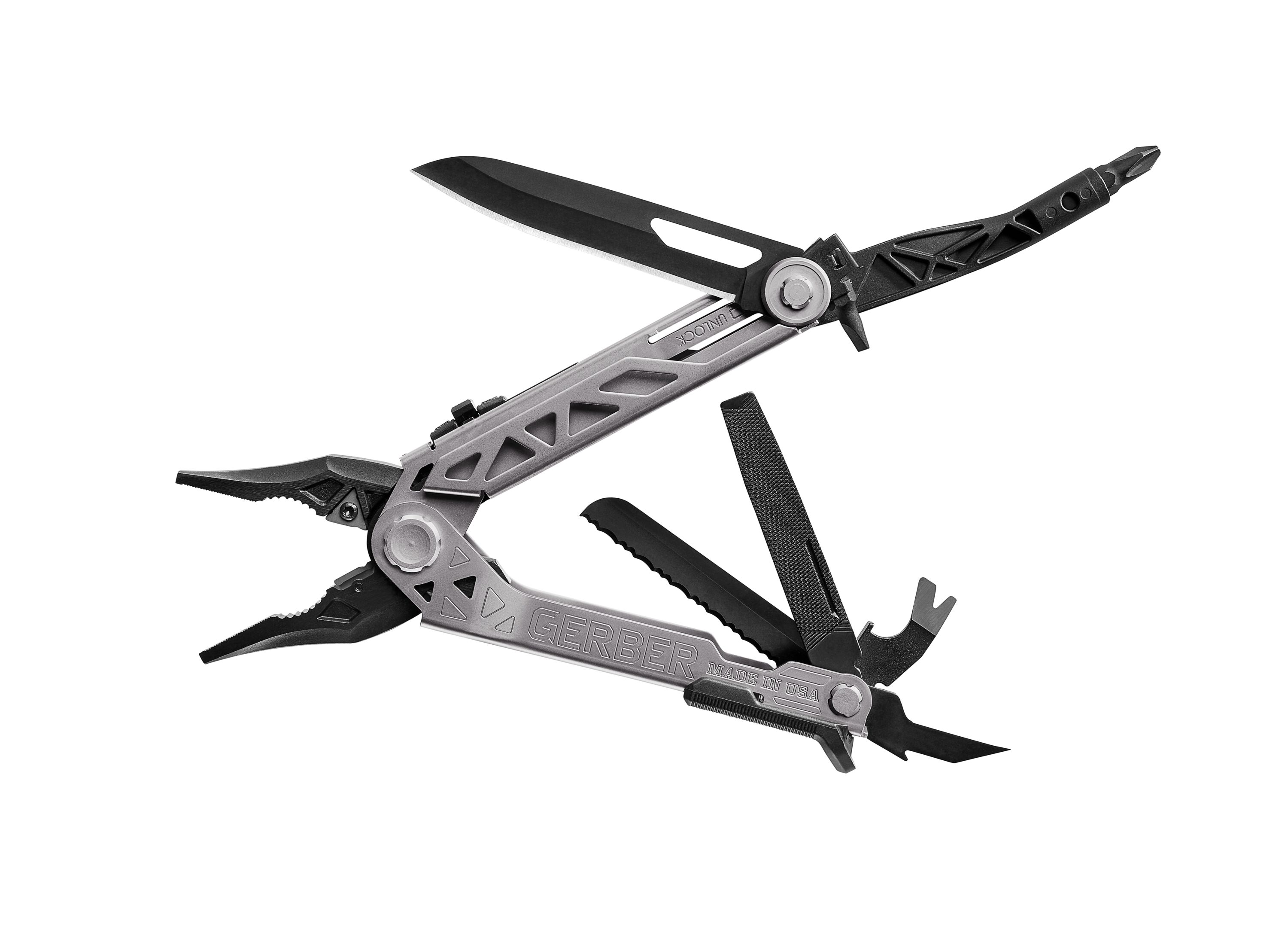 Multitool with Knife and Pliers - Utility Set of Mini Tools for Everyday  Use - Grand Way 104037