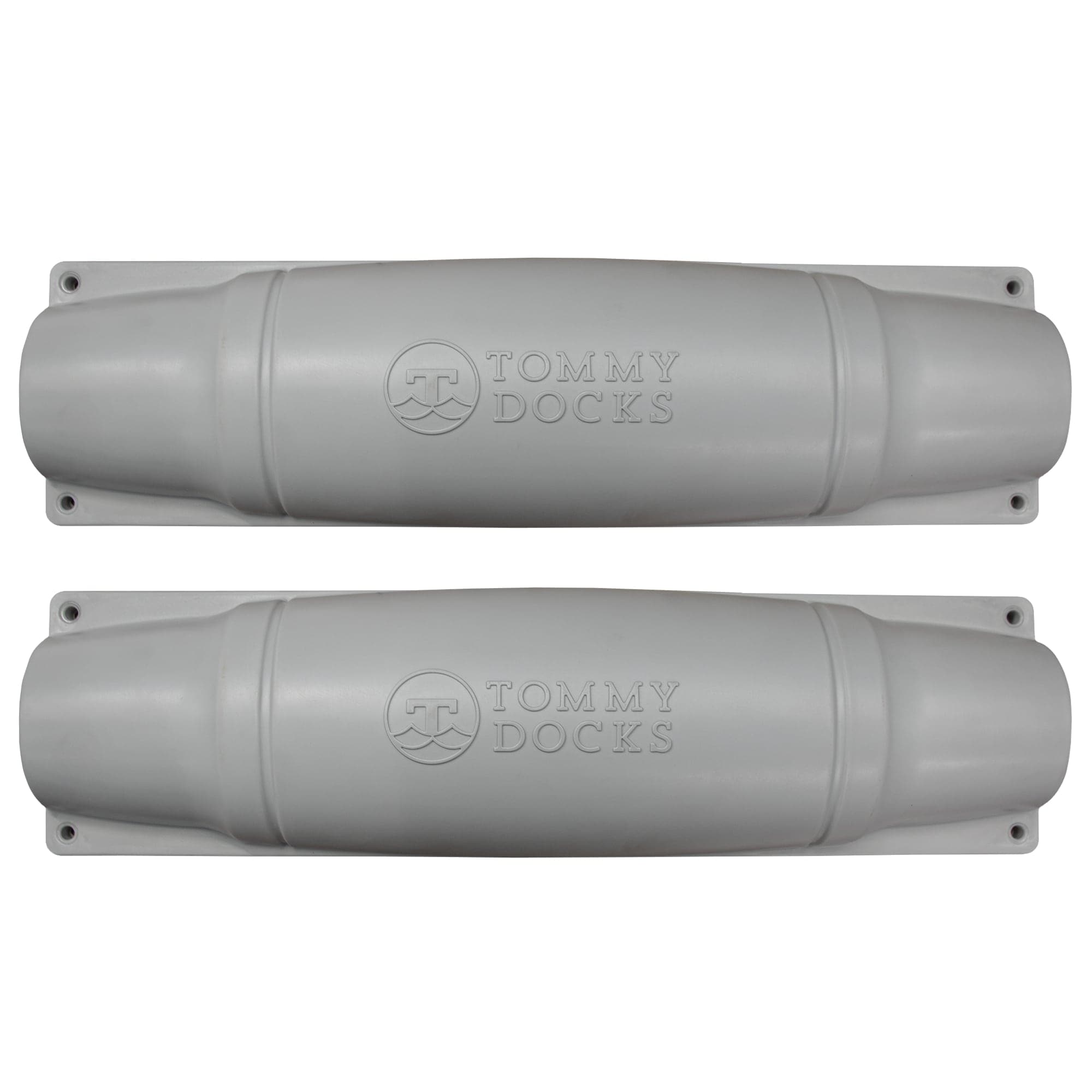 Tommy Docks TD-20007-2 18" Straight Dock Bumper- Gray (2 Pack)