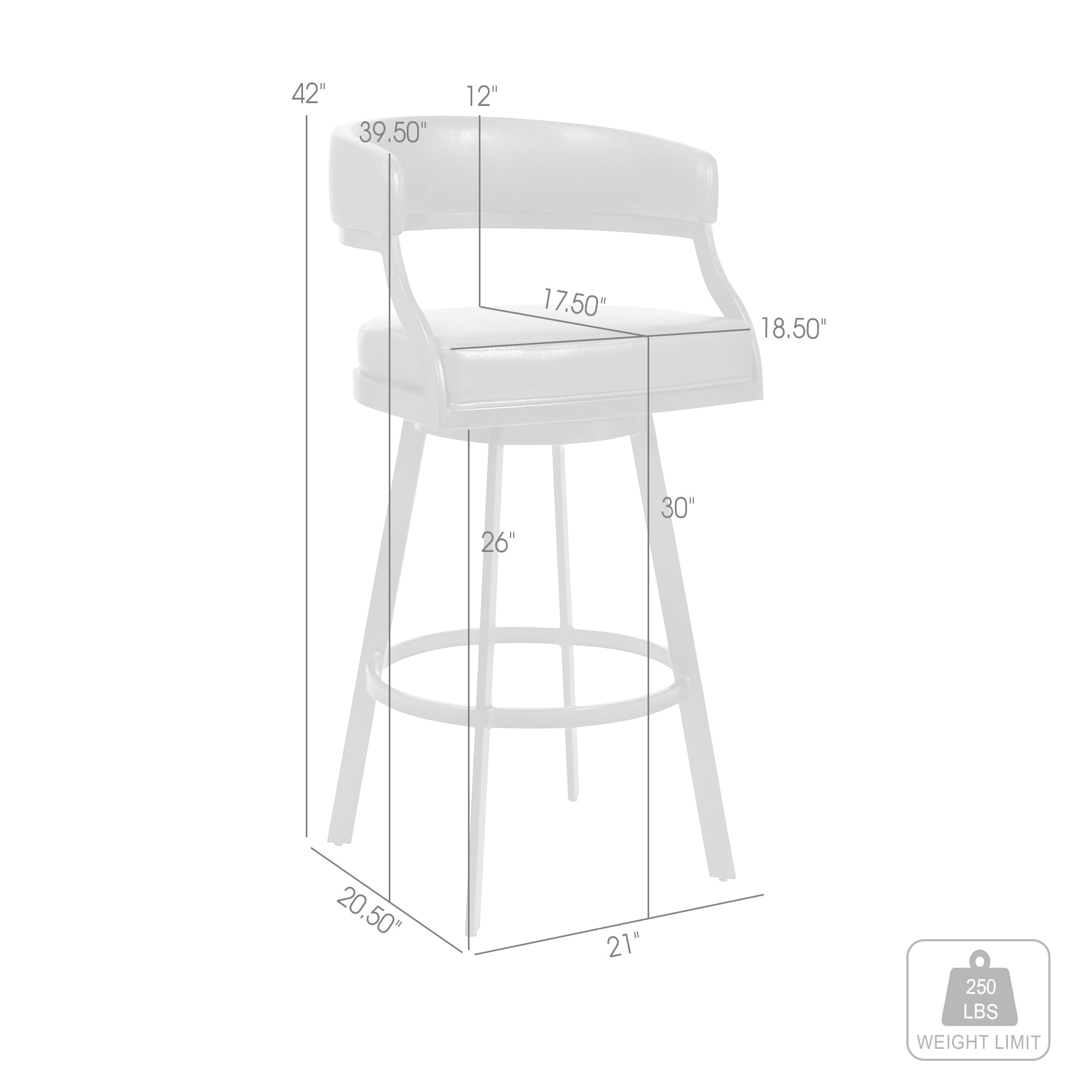 Armen Living 840254335127 stools - View #6