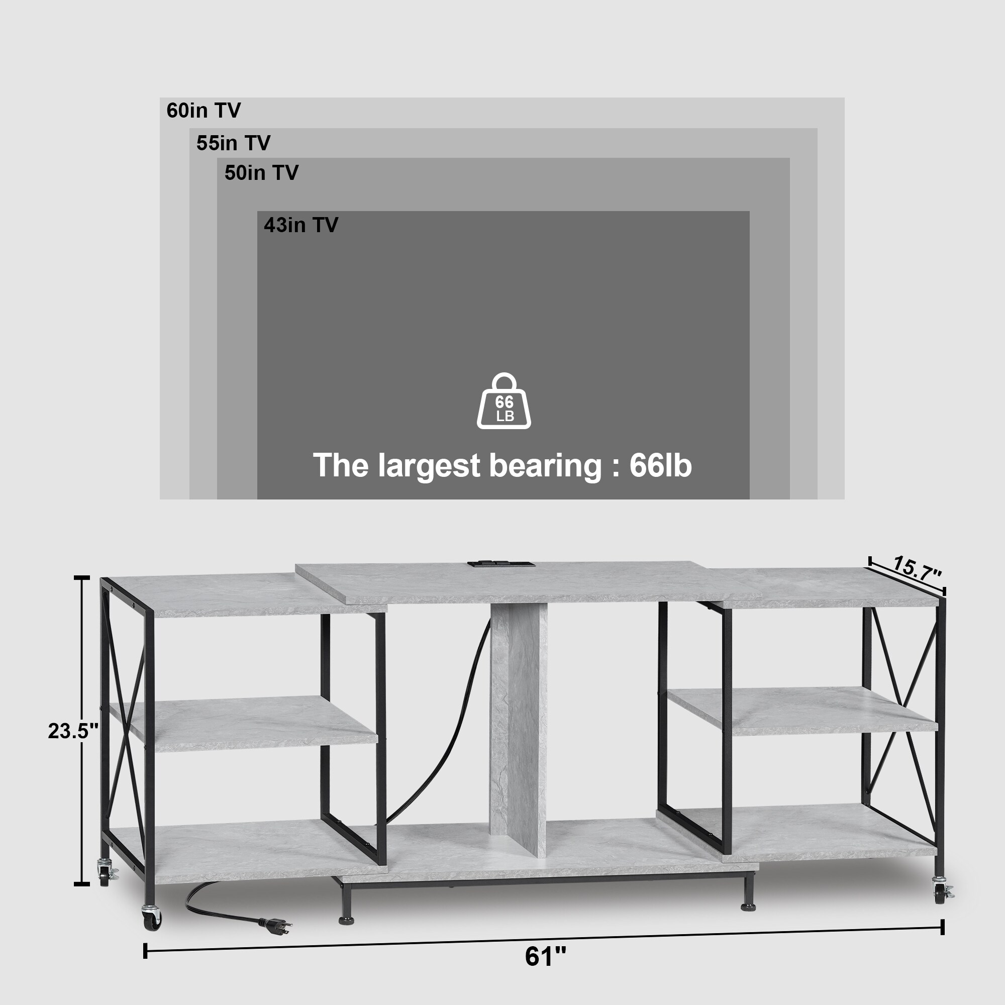 LTMATE LSMLS-003 Tv-Stands - View #3