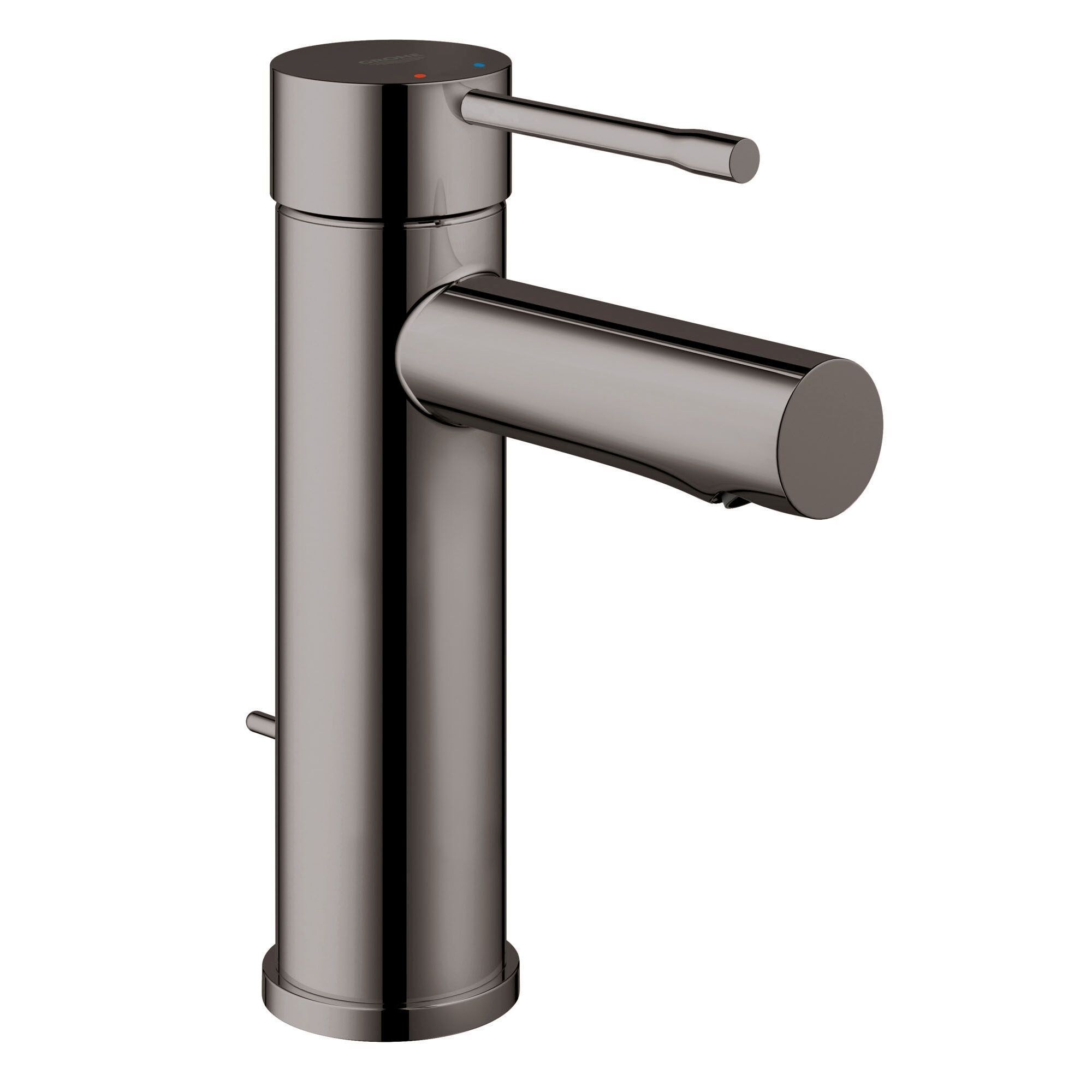 Score temperament Vete GROHE Essence New Hard Graphite 1-handle Single Hole WaterSense Low-arc  Bathroom Sink Faucet with Drain in the Bathroom Sink Faucets department at  Lowes.com