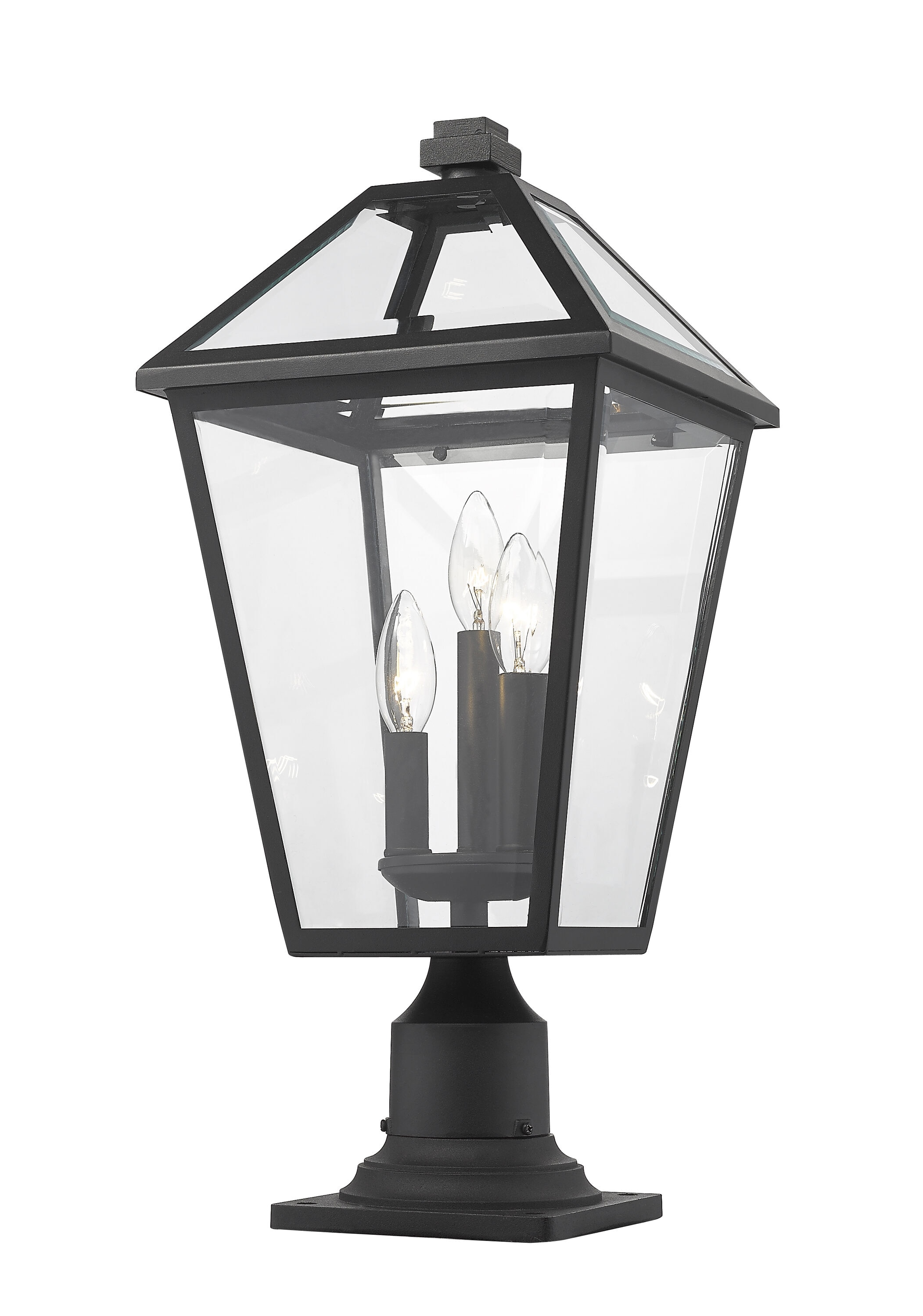 Z-Lite 579PHBR-533PM-BK Post-Lights - View #3