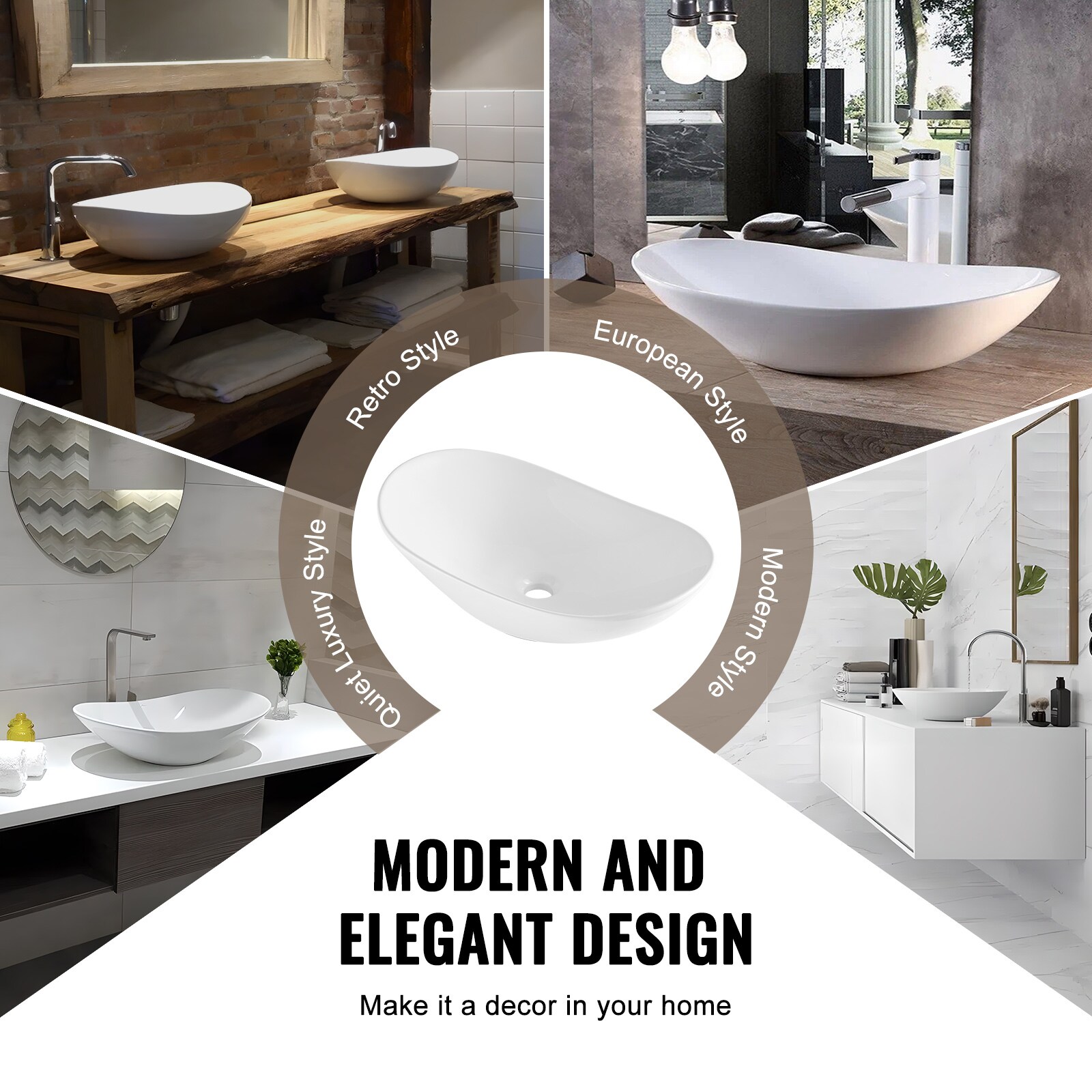 VEVOR SCTMSCTCTYX605972V0 Bath-Sink - View #5