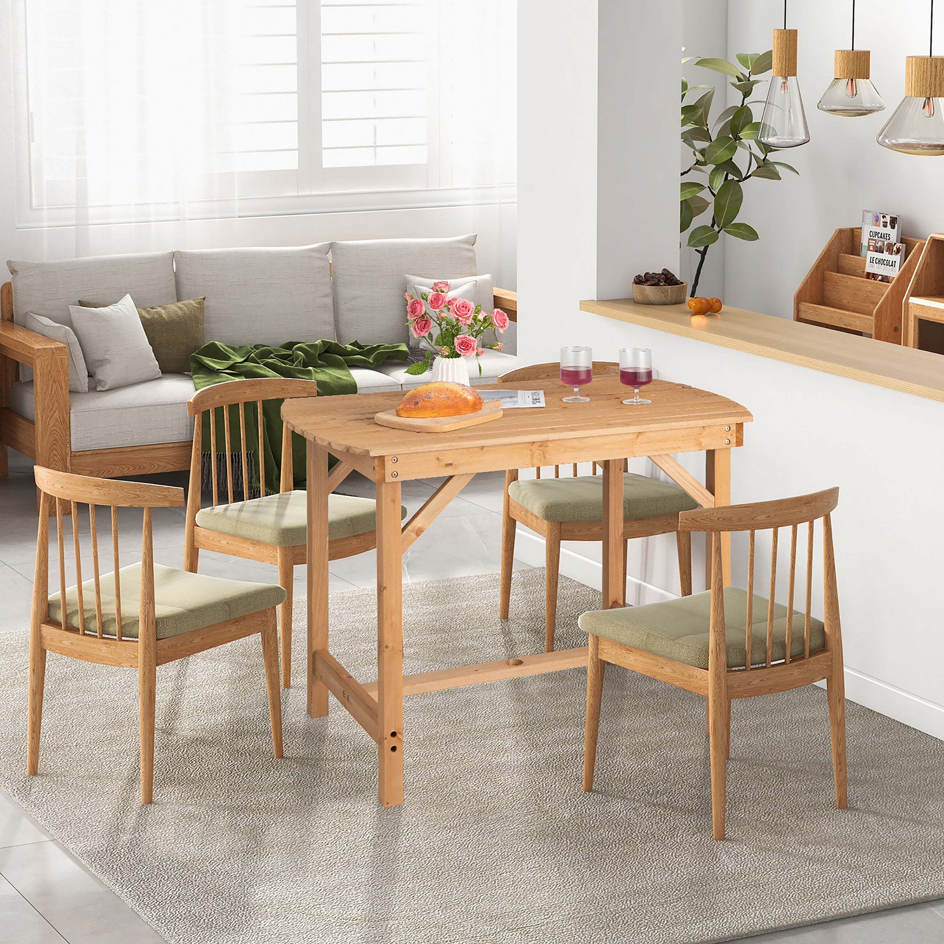 Costway NP10923BN Patio-Tables - View #8
