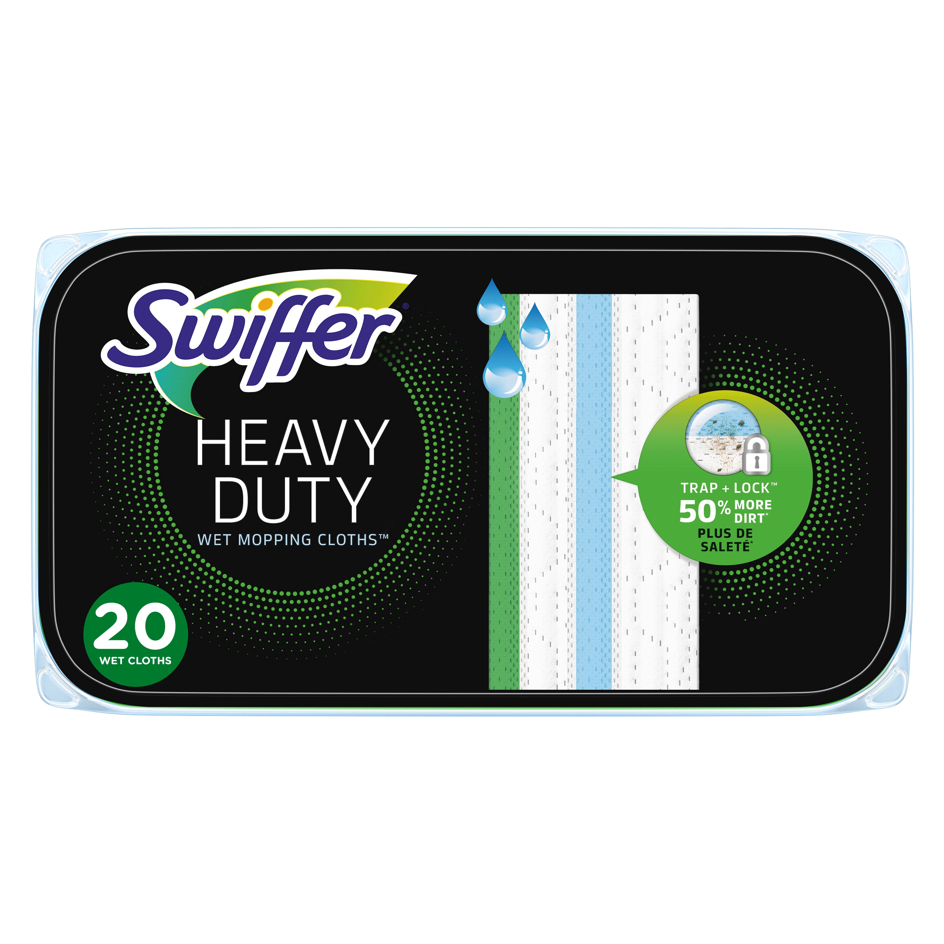 Swiffer Sweeper Wet Fresh Scent Cellulose Fiber/Polypropylene Refill  (24-Pack)