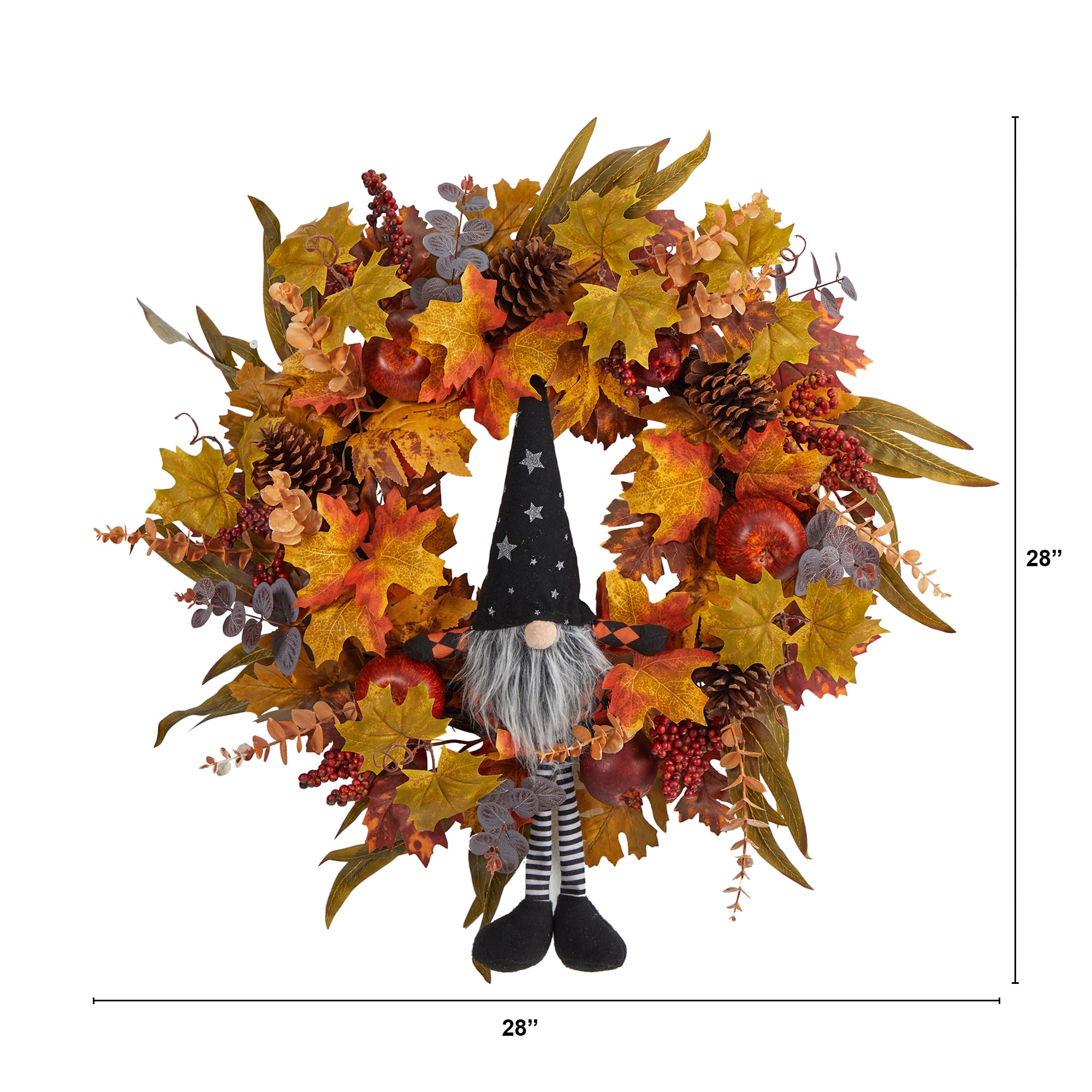 Nearly Natural W1190 Artificial-Halloween-Wreaths - View #3
