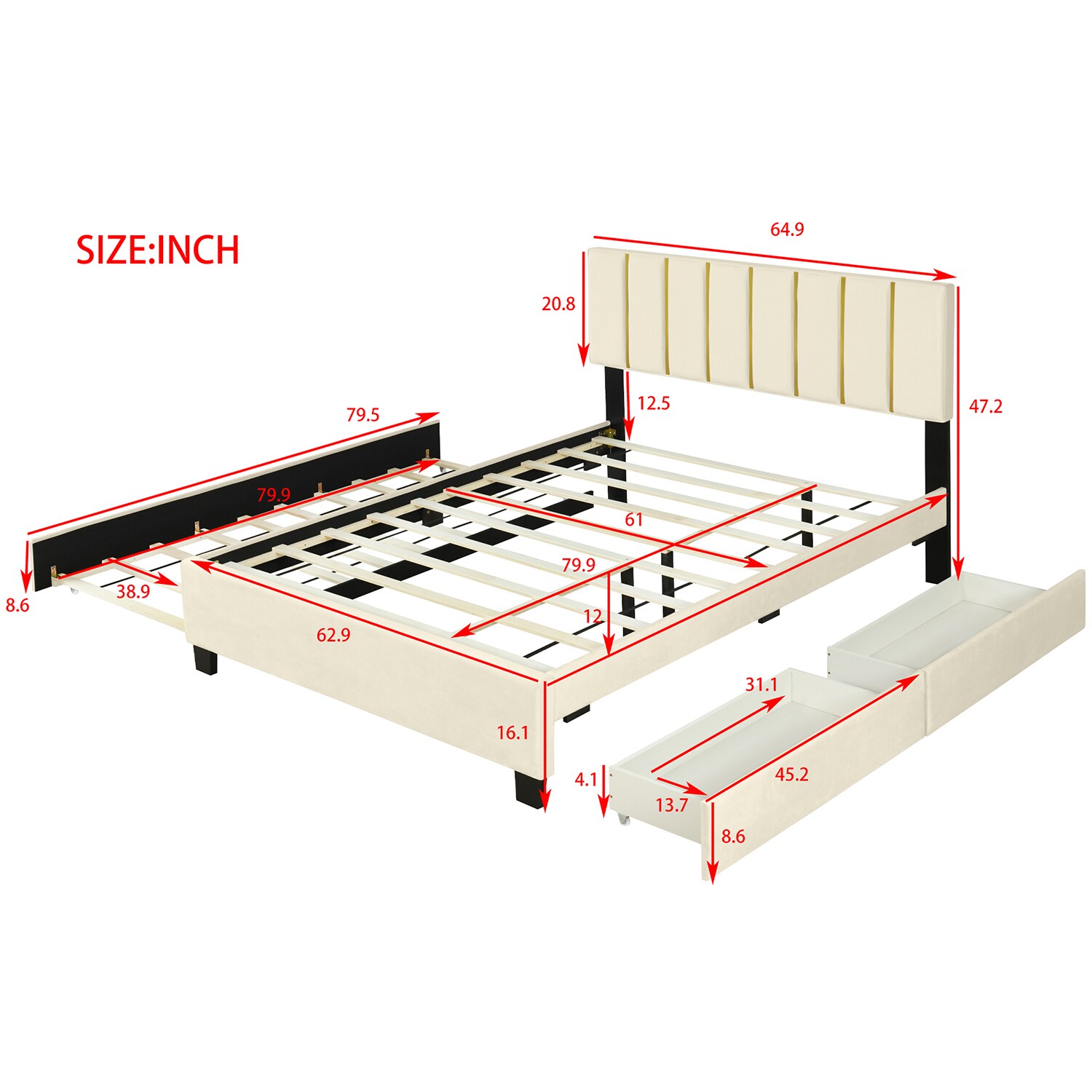 GZMR YDIN00715FBK beds - View #10