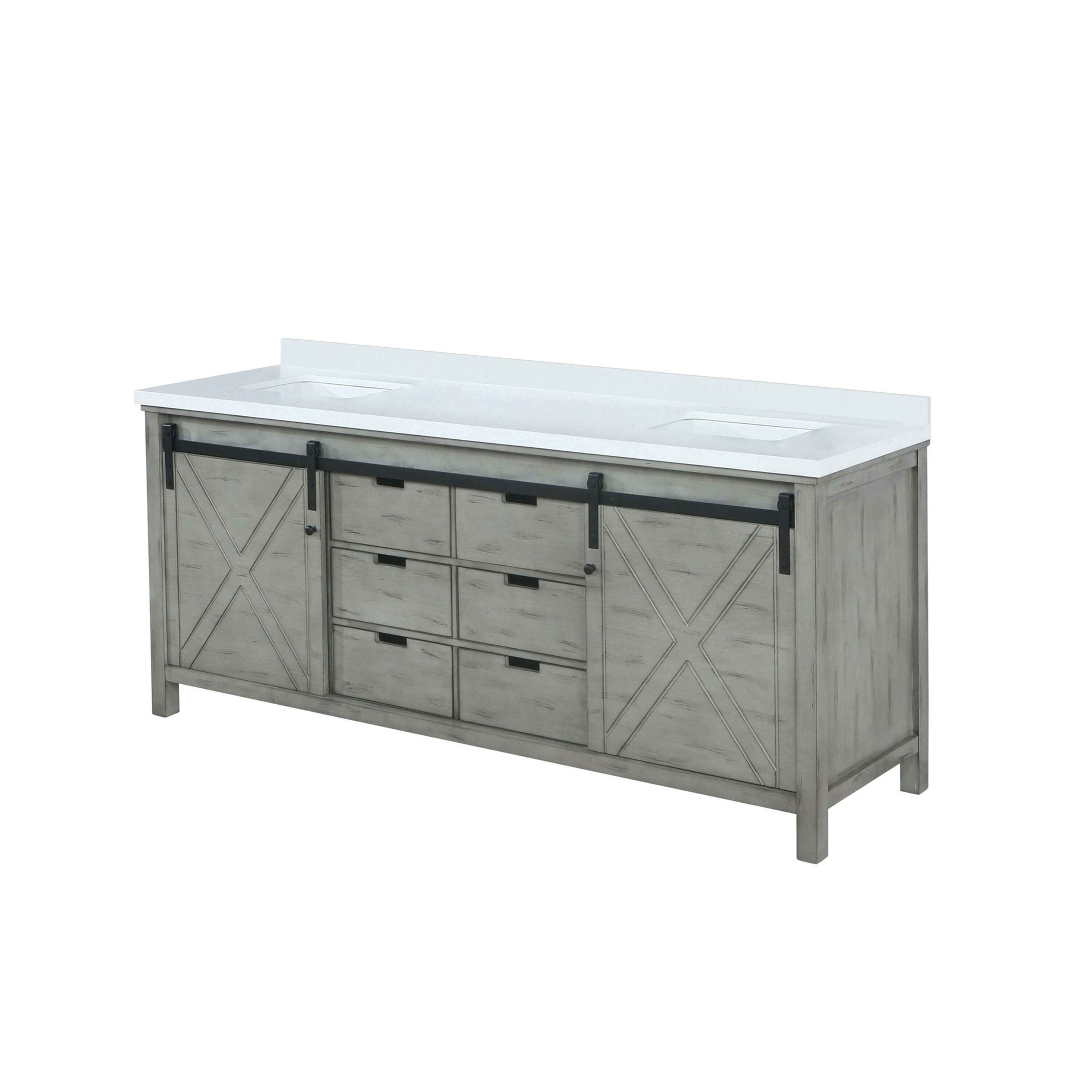 Lexora LVM84DH300 Bath-Vanity-Combo - View #3