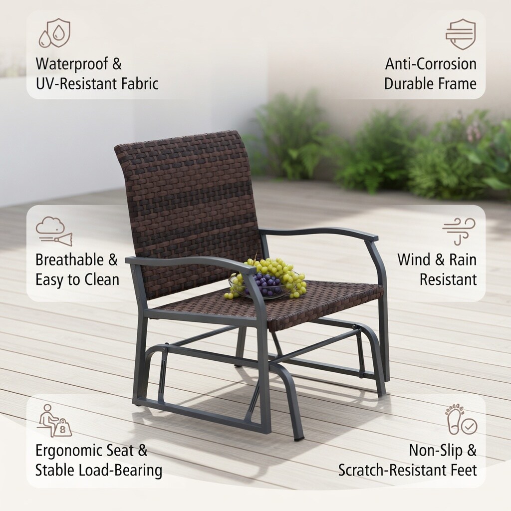 Choco Moon WYC-WQ33746-LS Patio-Conversation-Sets - View #5