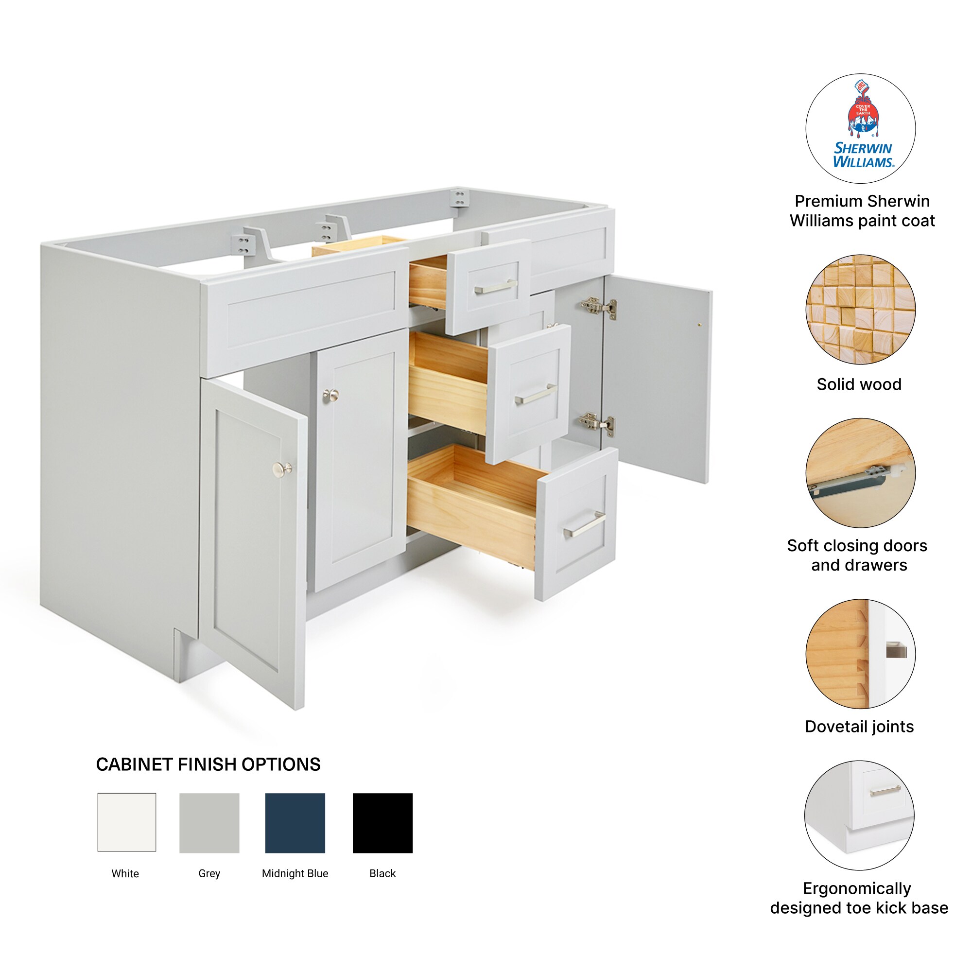 ARIEL F060D-BC-GRY vanities - View #4