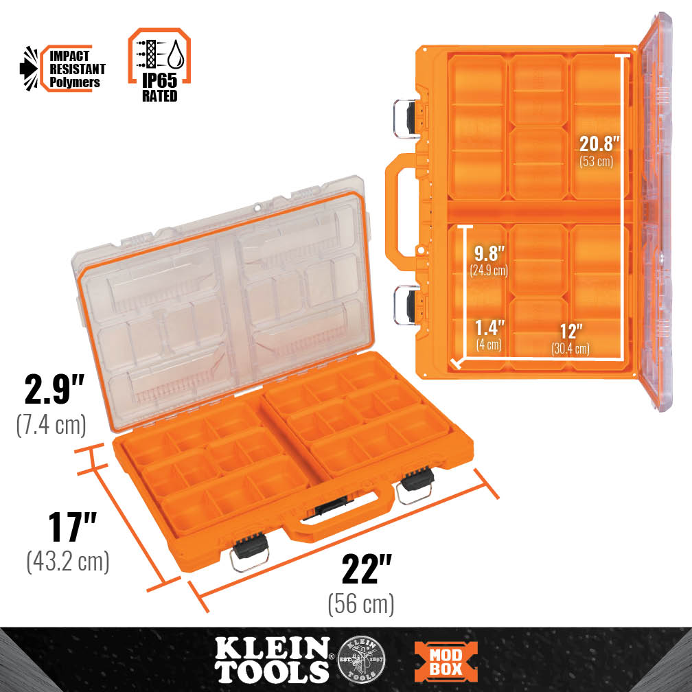 Klein MODbox™ Small Toolbox - Tool Storage System - 54804MB – J.L.