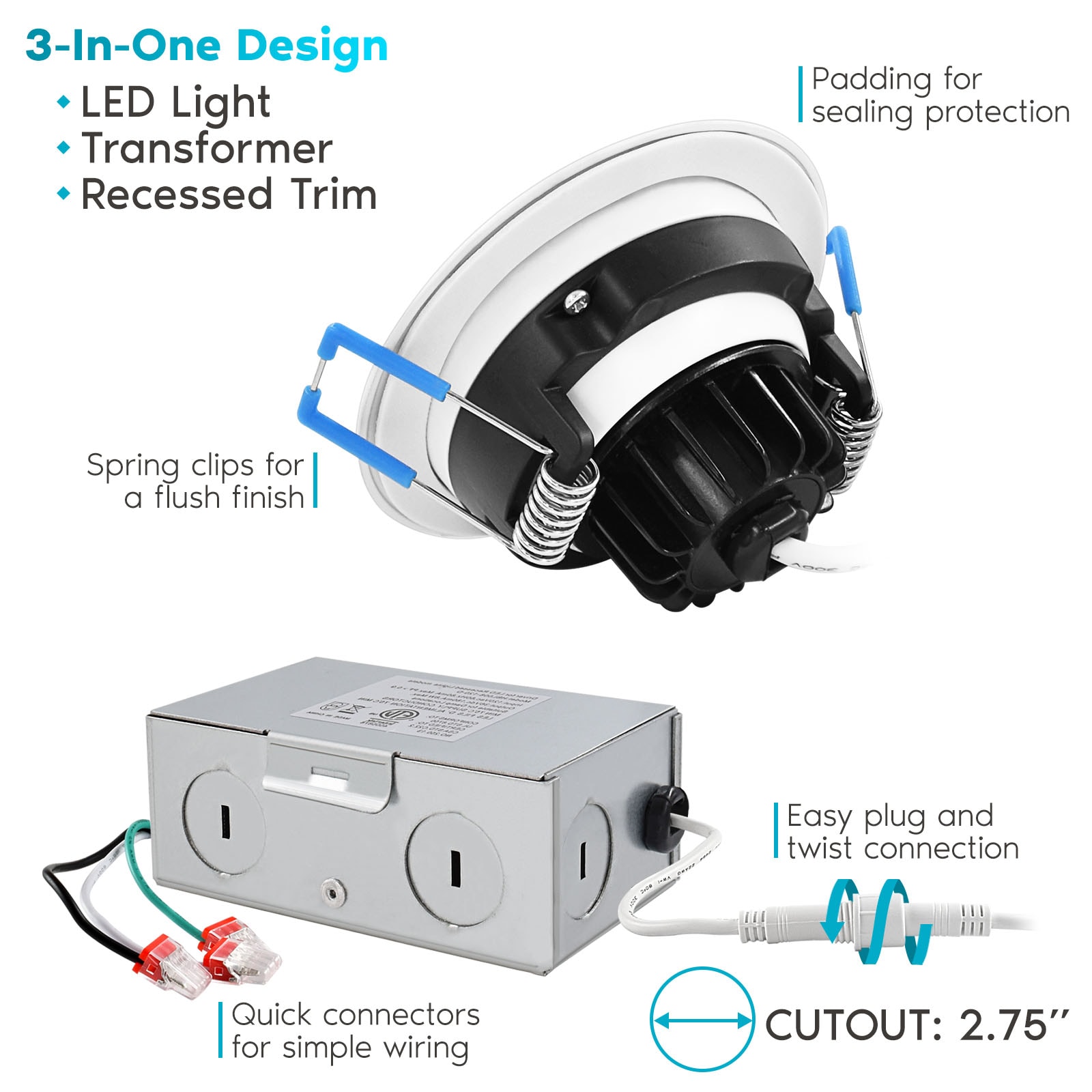 Luxrite LR23220-1PK Led-Retrofit-Downlight - View #3