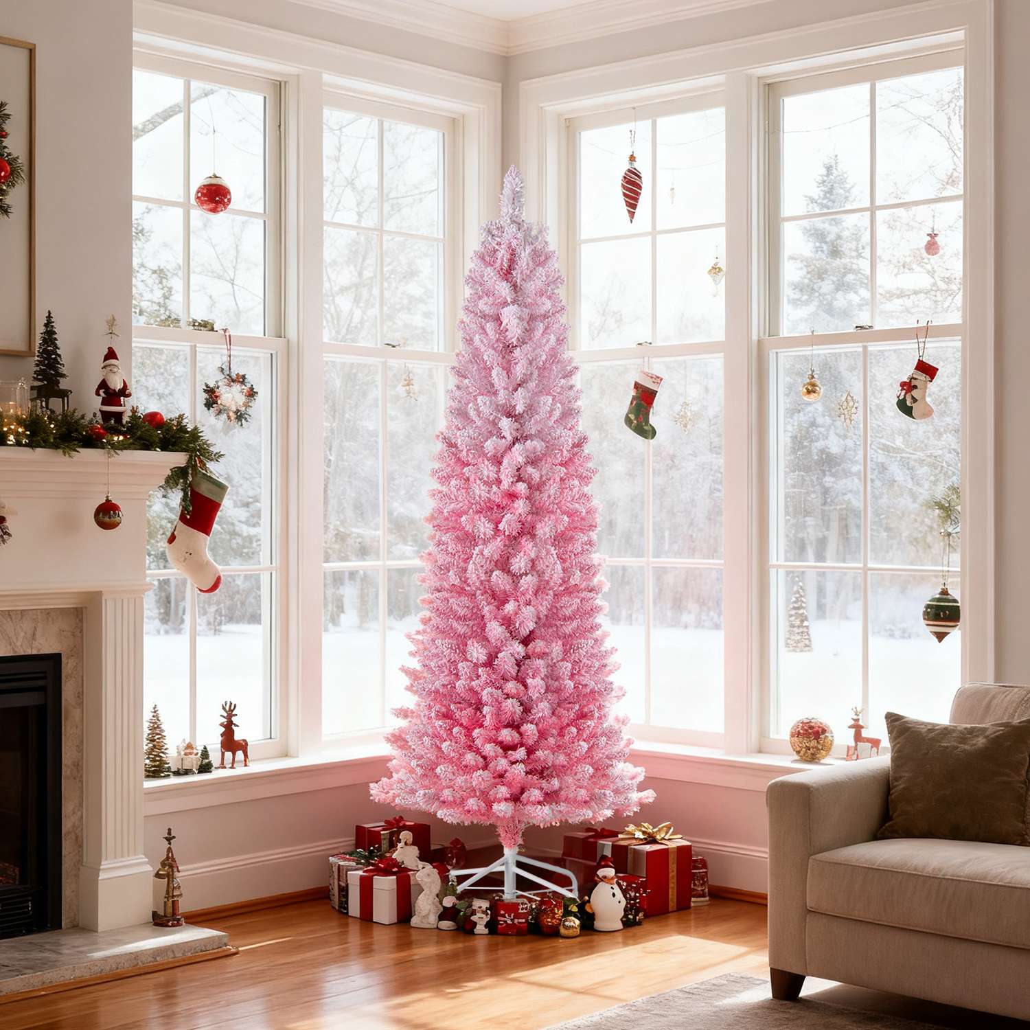 Costway CSHY001574 Artificial-Christmas-Trees - View #4