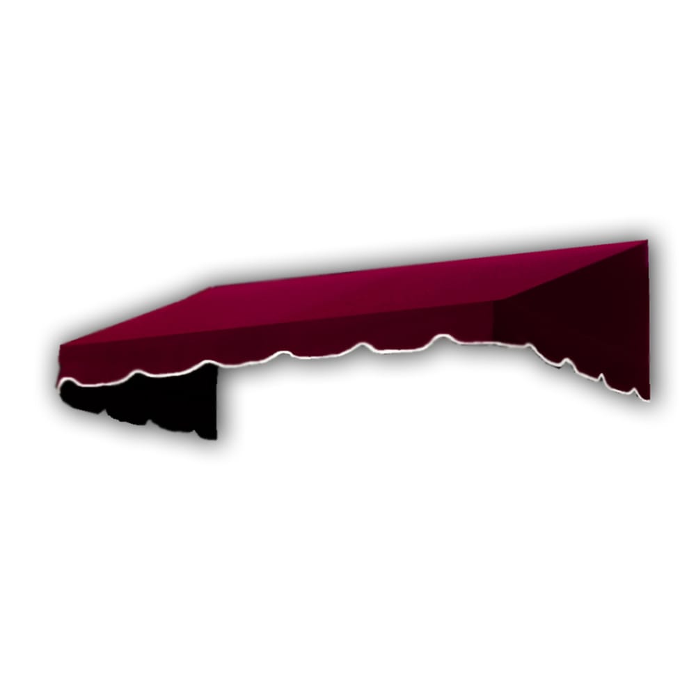 Awntech CF32-8B San Francisco 100.5-in Wide x 24-in Projection x 44-in Height Fabric Burgundy Solid Fixed Window/Door Awning