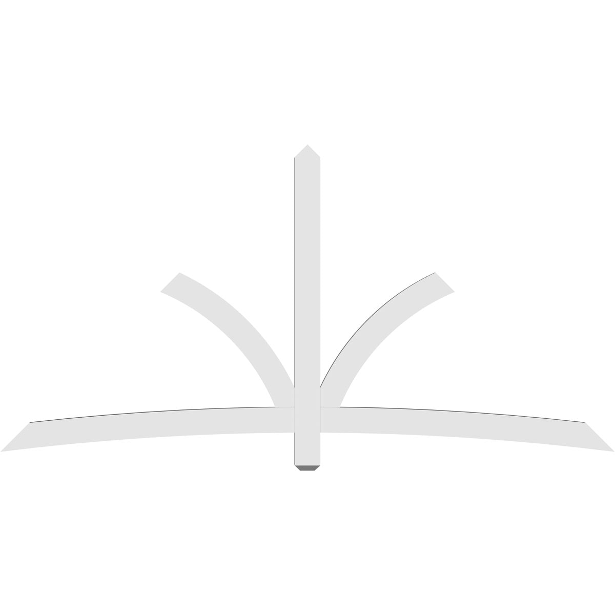 Ekena Millwork GBP096X48X0204DAV00 Exterior-Brackets-Braces - View #4
