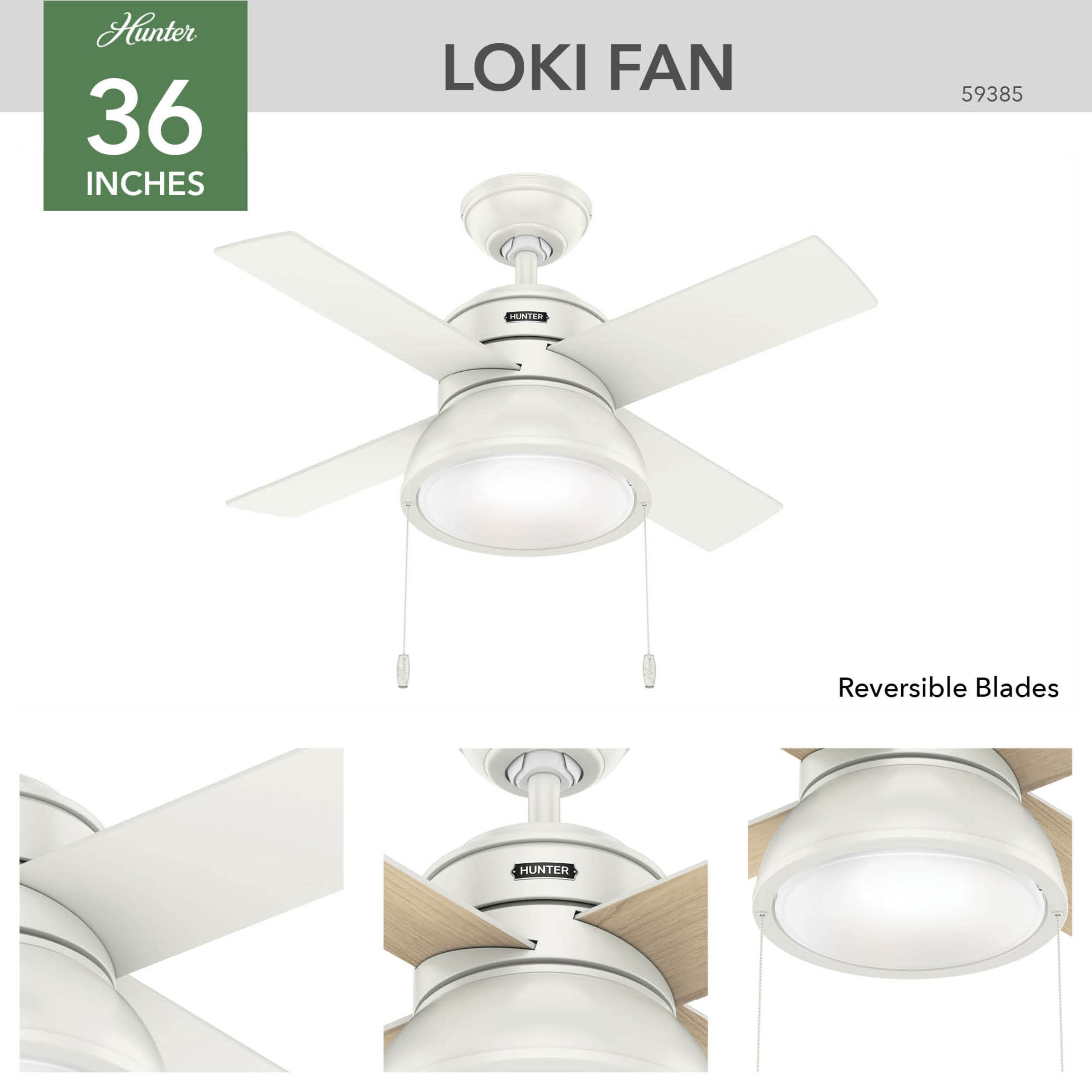 Hunter 59385 Ceiling-Fans - View #2