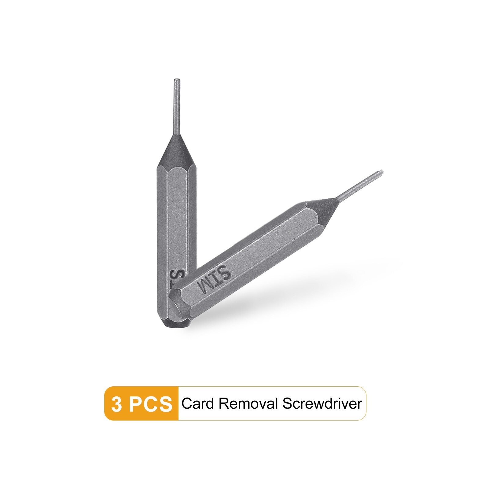 Unique Bargains 3pcs SIM0.8 Card Removal Screwdriver Bit 5/32 Inch Hex ...