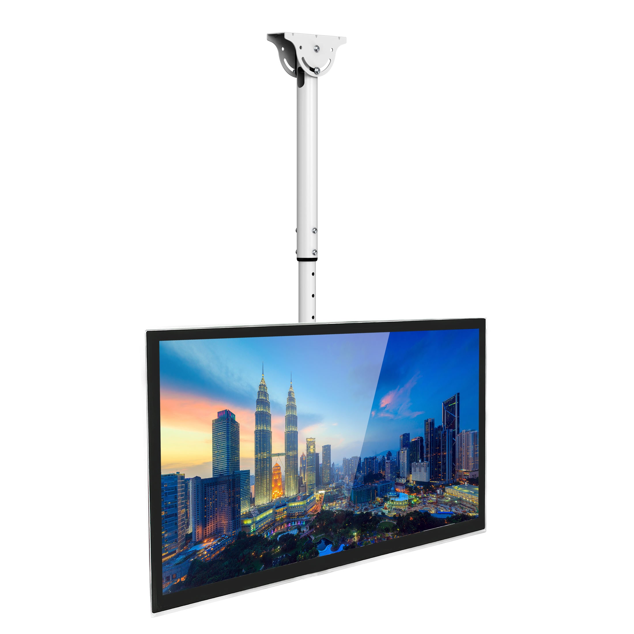 Mount-It! MI-509LWHT Full motion Indoor Ceiling TV mount Fits TVs up to 75-in ( Hardware Included )