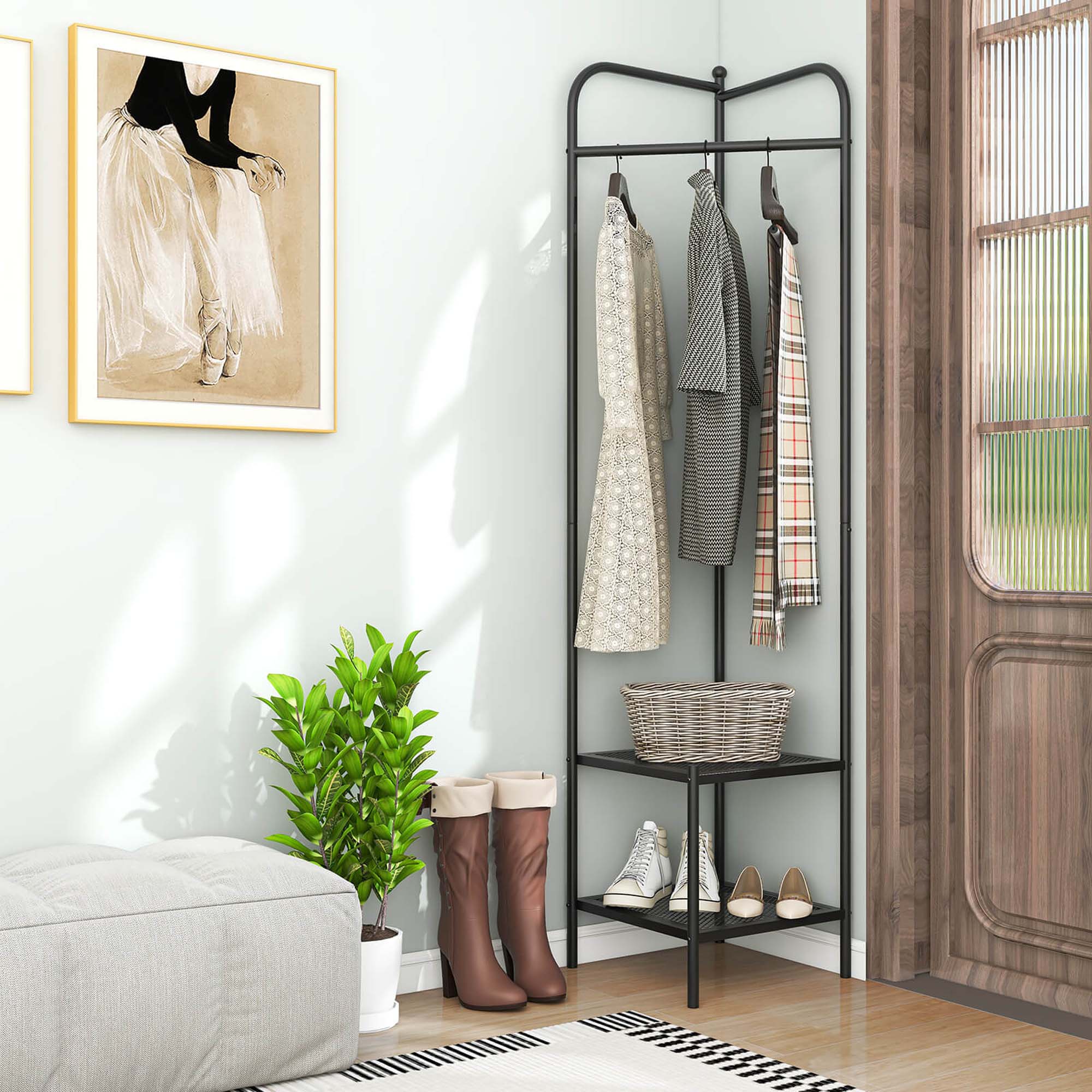Costway HCST02860 Coatrack-Stands-Pedestals - View #9