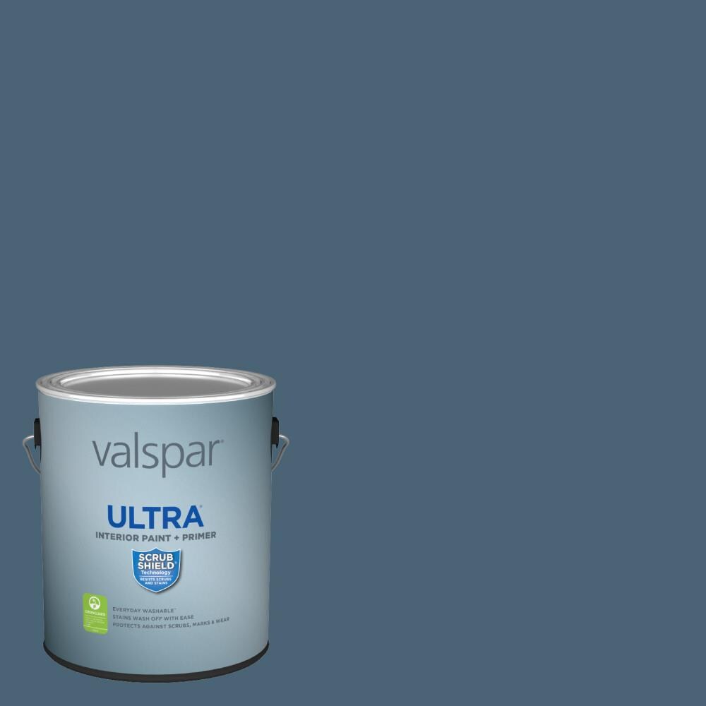 Valspar 4007-6C-935299 Ultra Semi-gloss Deep Twilight Blue 4007-6C Latex Interior Paint Paint + Primer ( 1-gallon )